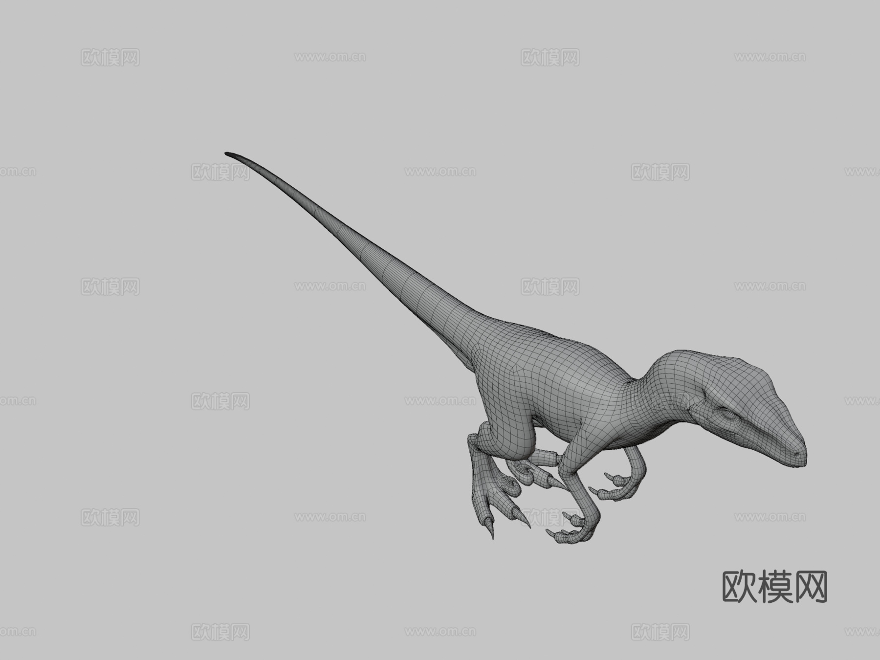侏罗纪公园迅猛龙3d模型