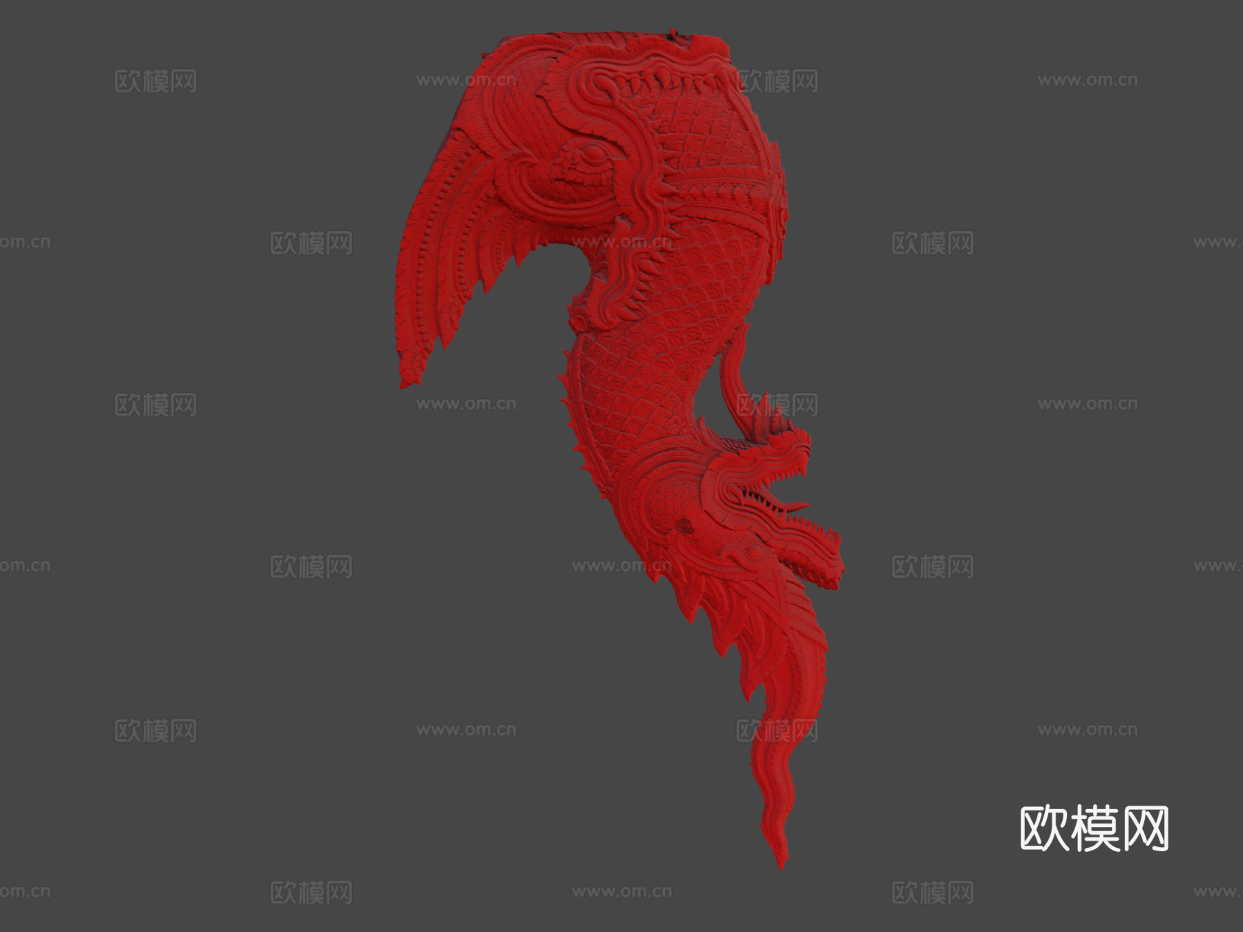 泰国龙-纳迦之王#RCDragons3d模型