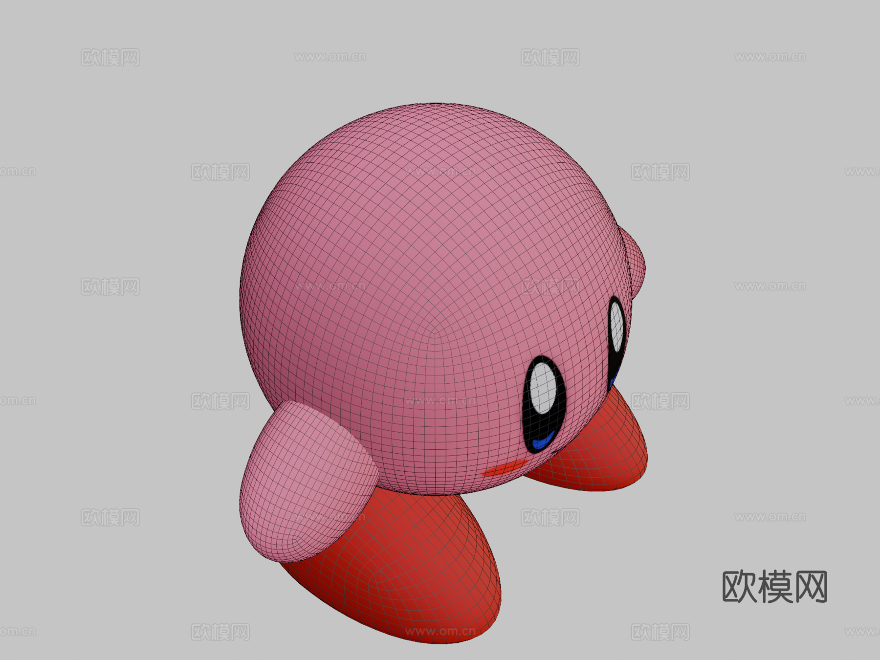 星之卡比动画版3d模型