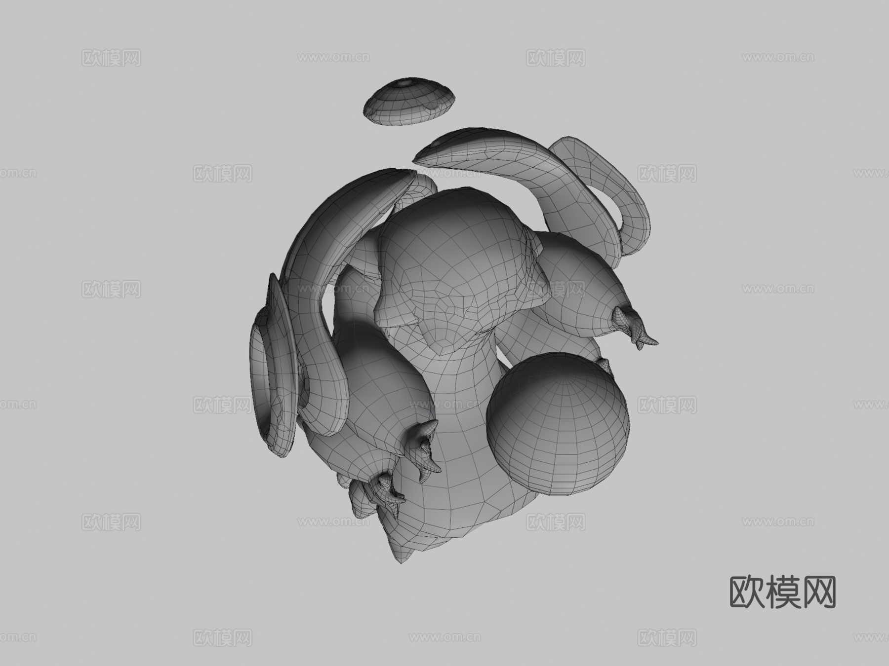 量子交钥匙-碎片边界3d模型