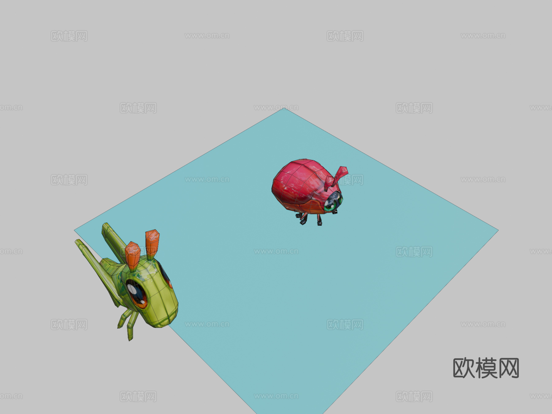 小昆虫-强莓游戏3d模型