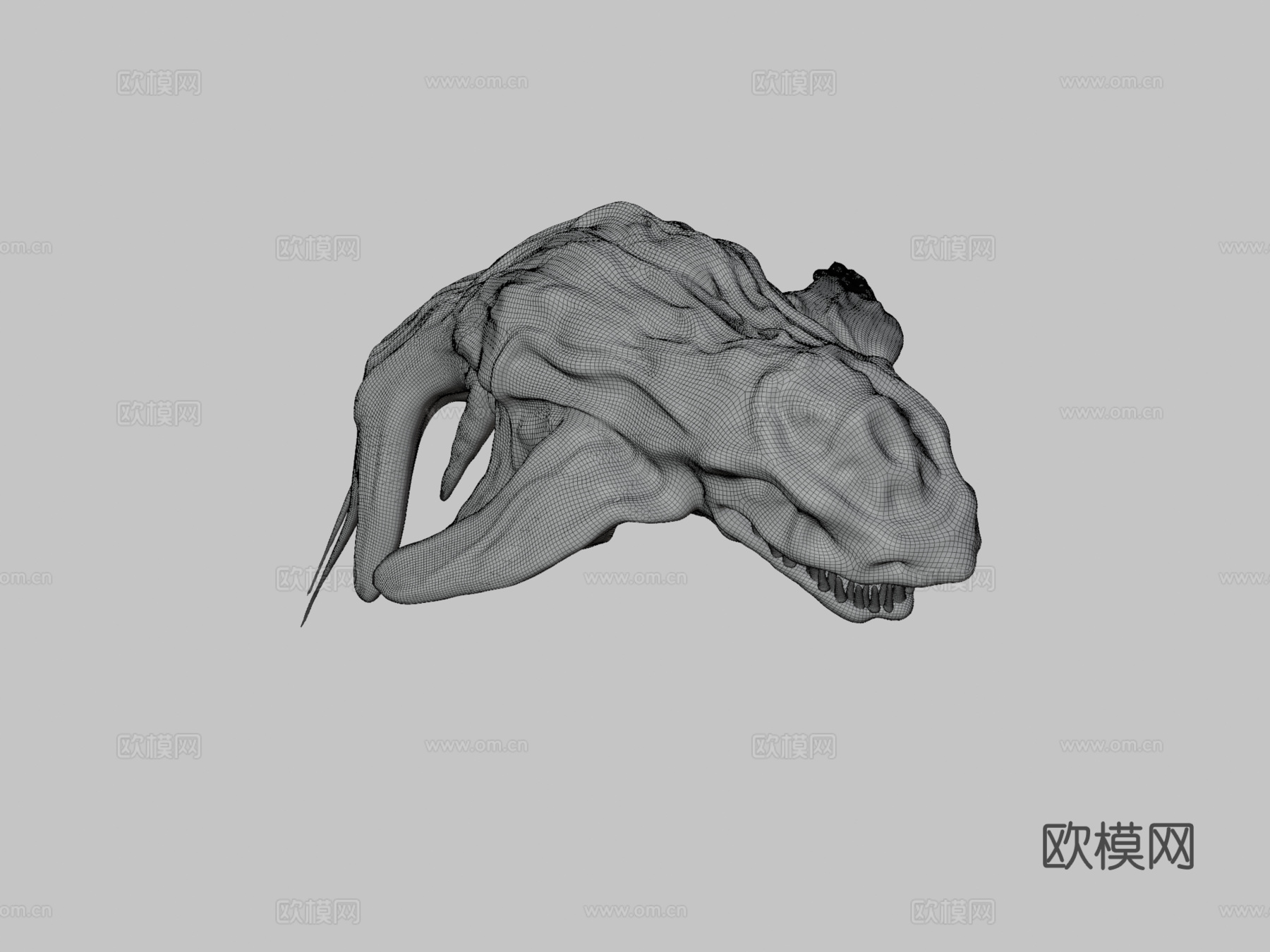 深渊尖颚3d模型