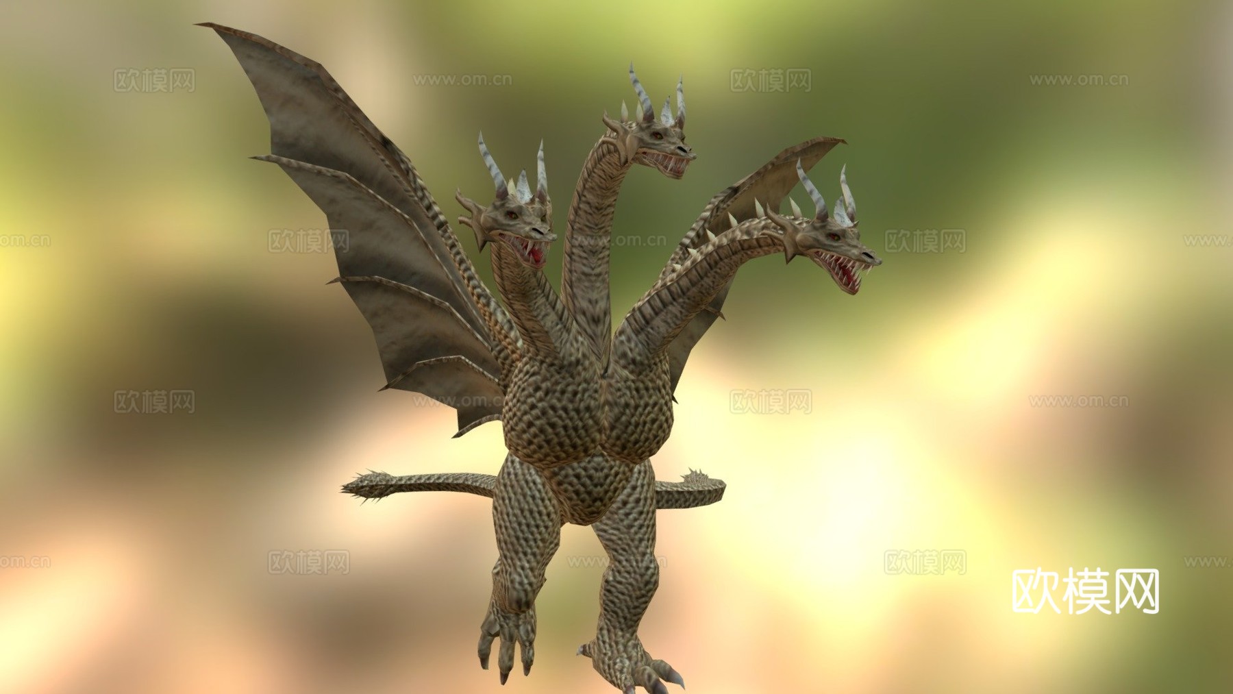 王者基多拉3d模型