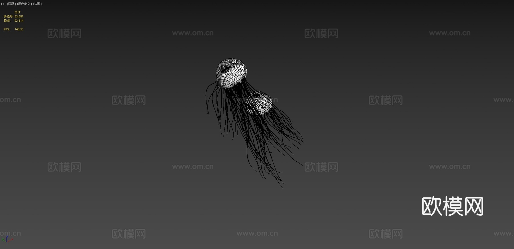 雕塑一月18--海洋3d模型