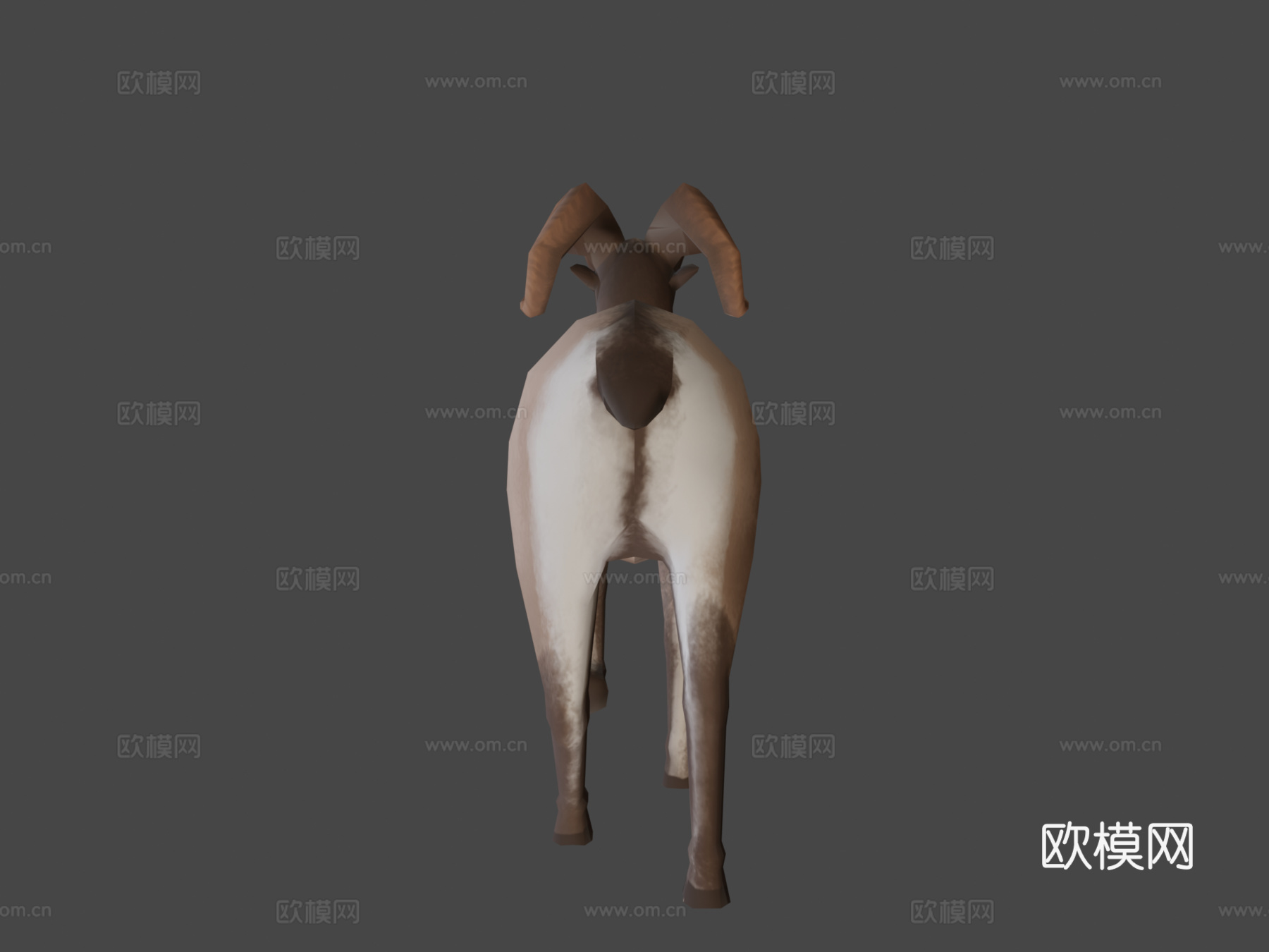 大角羊3d模型