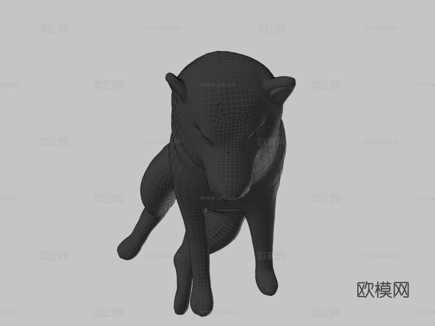 奇姆斯狗狗3d模型
