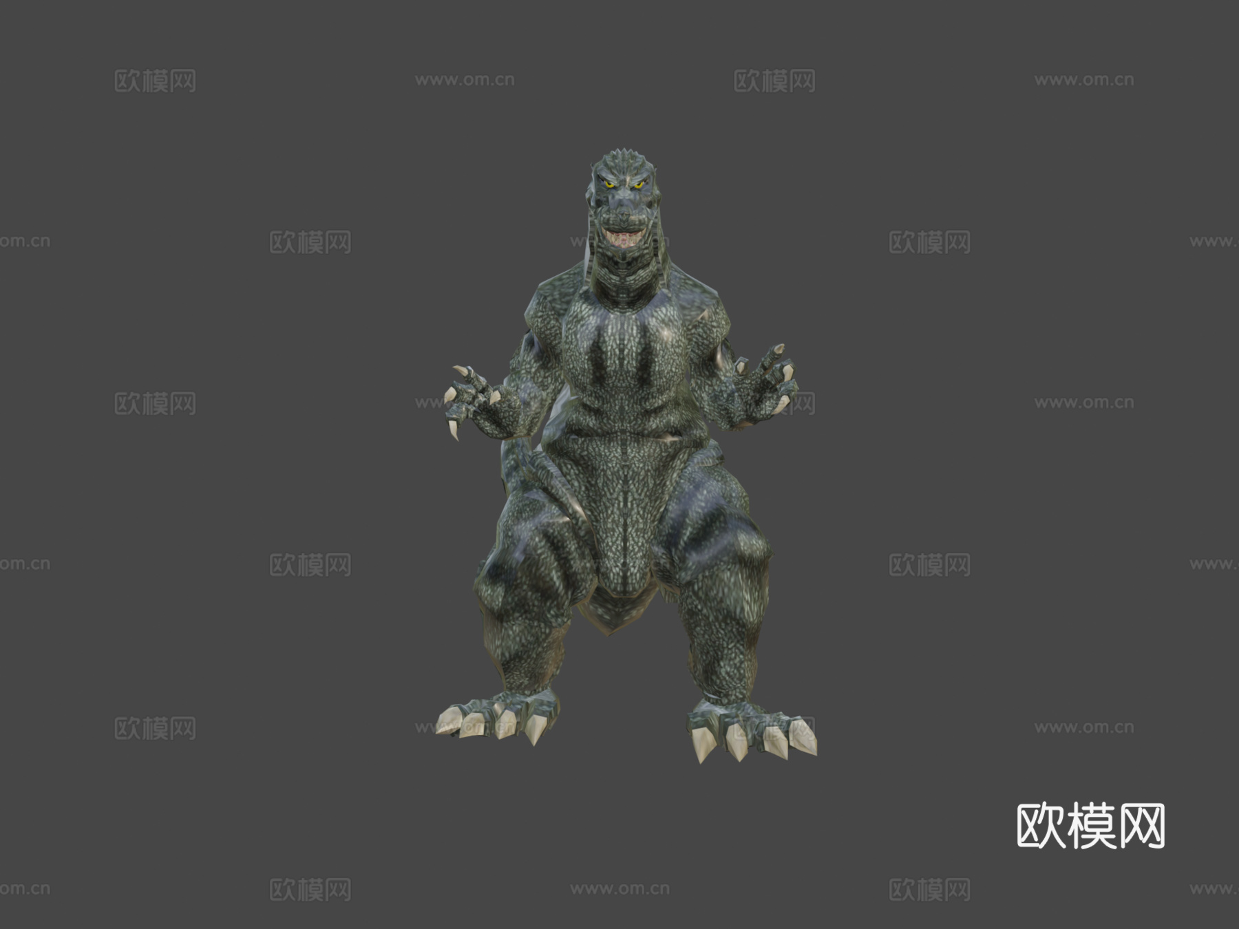 版哥斯拉3d模型