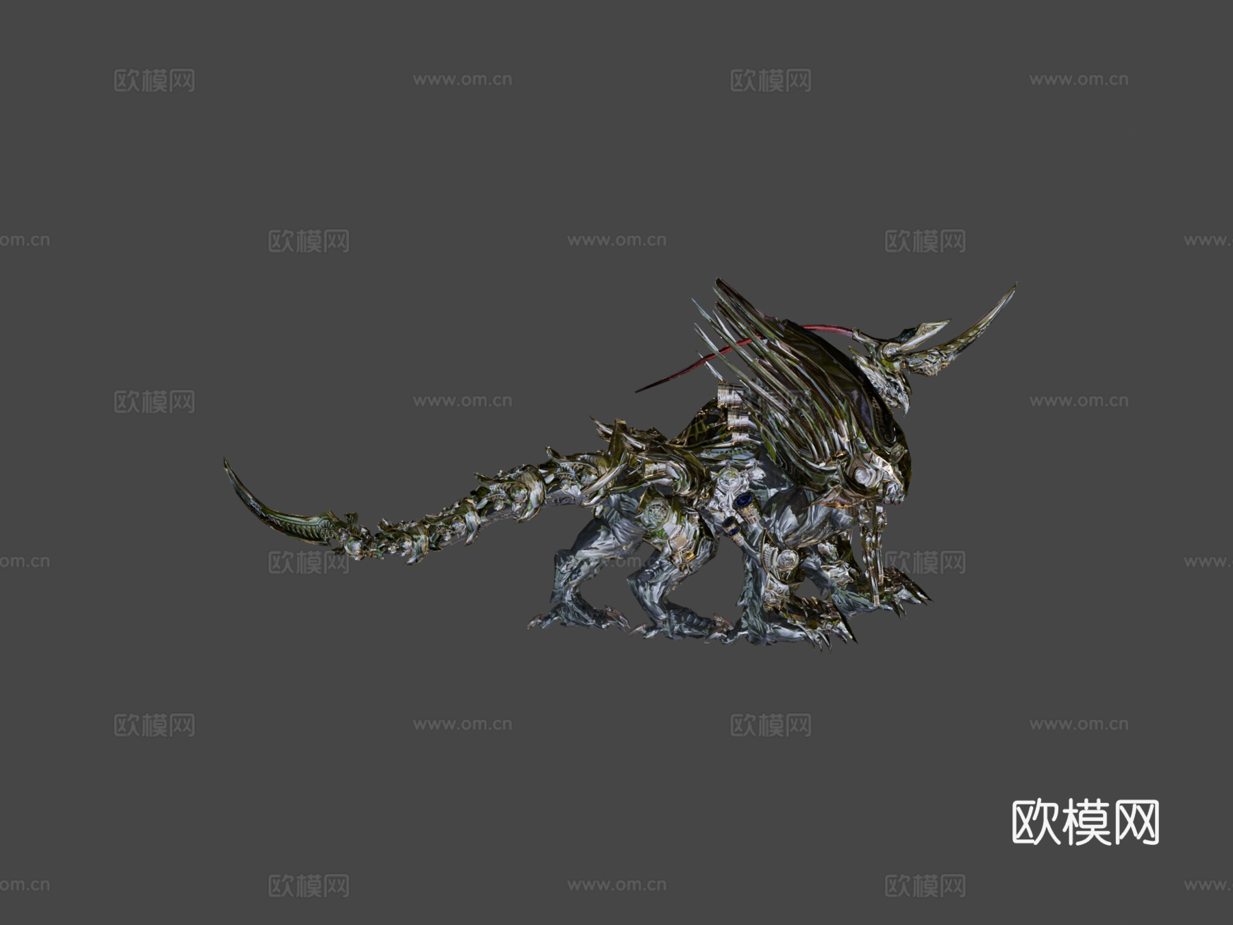 金色狮鹫3d模型