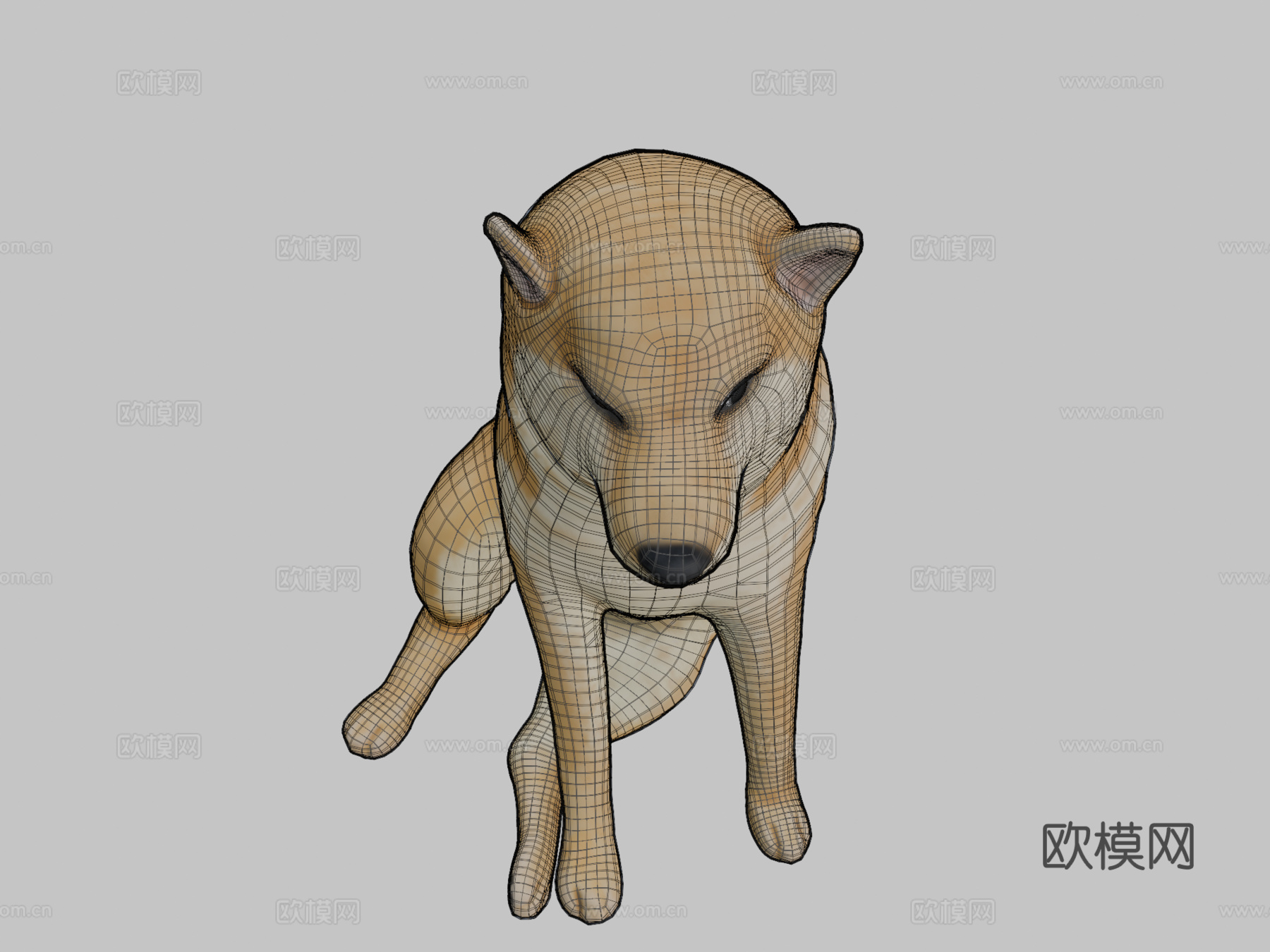 奇姆斯狗狗3d模型