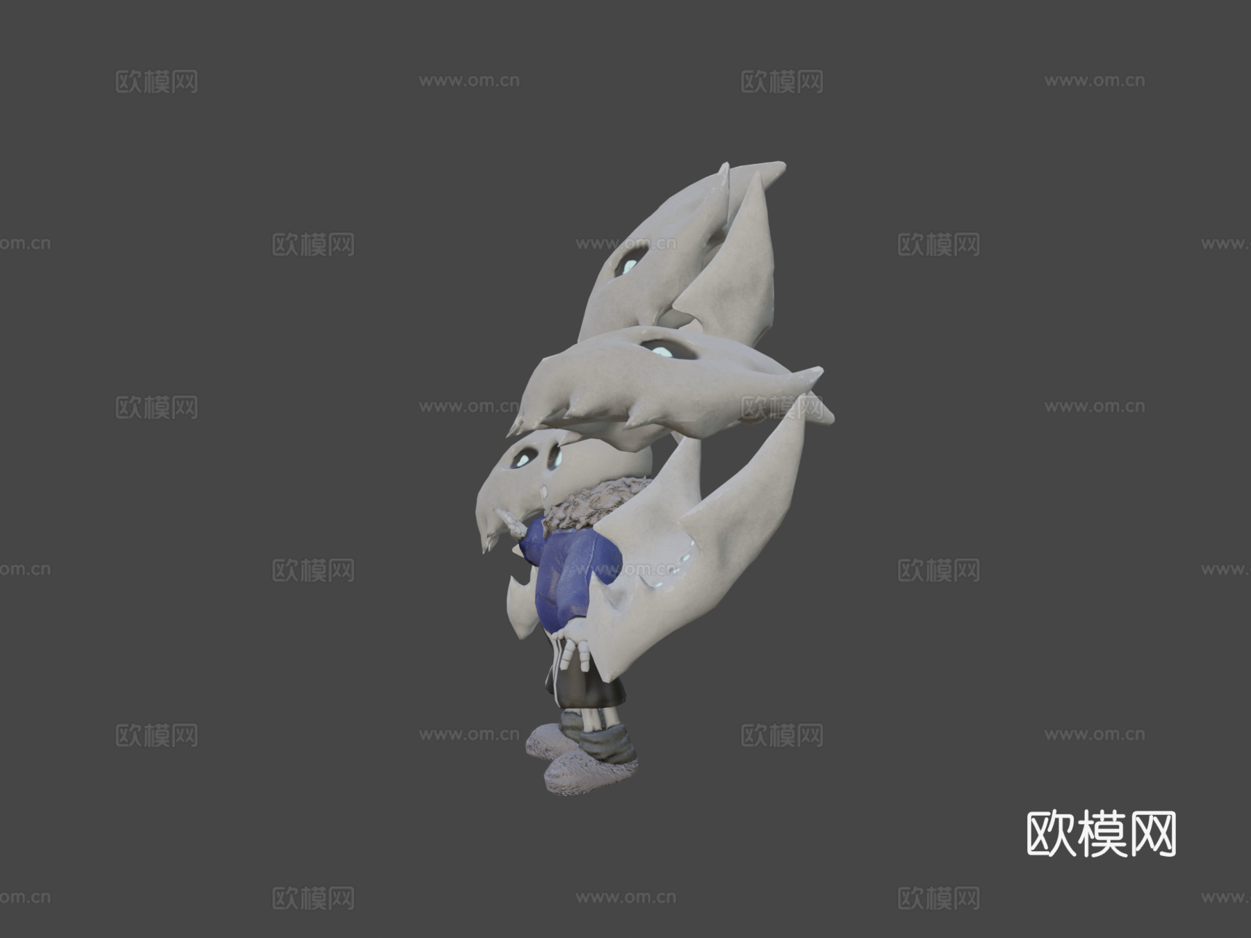 卡通人物3d模型