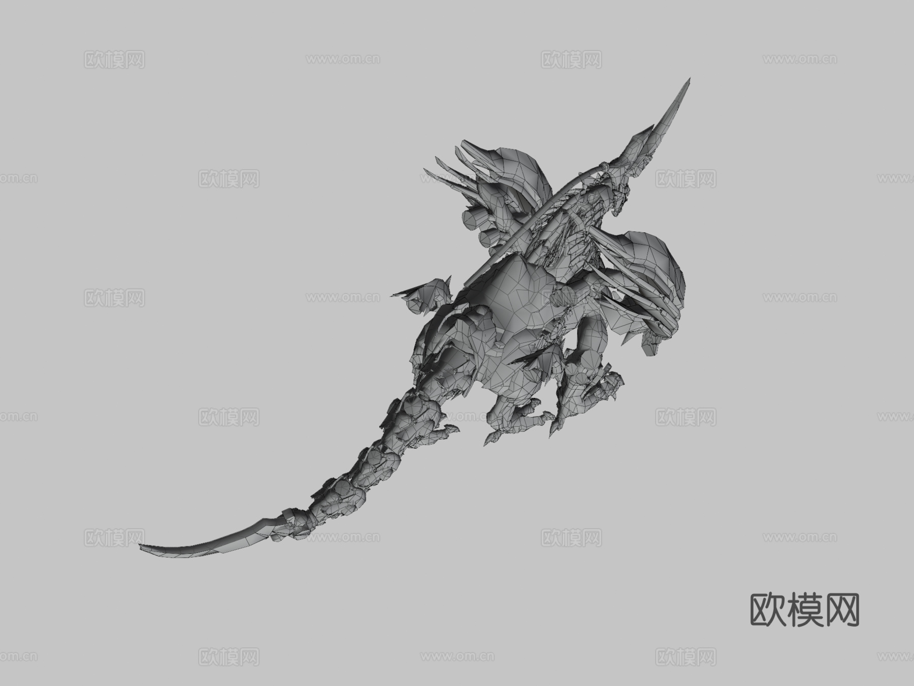 金色狮鹫3d模型