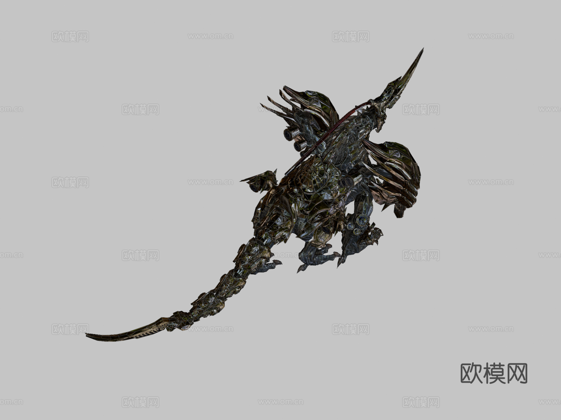 金色狮鹫3d模型