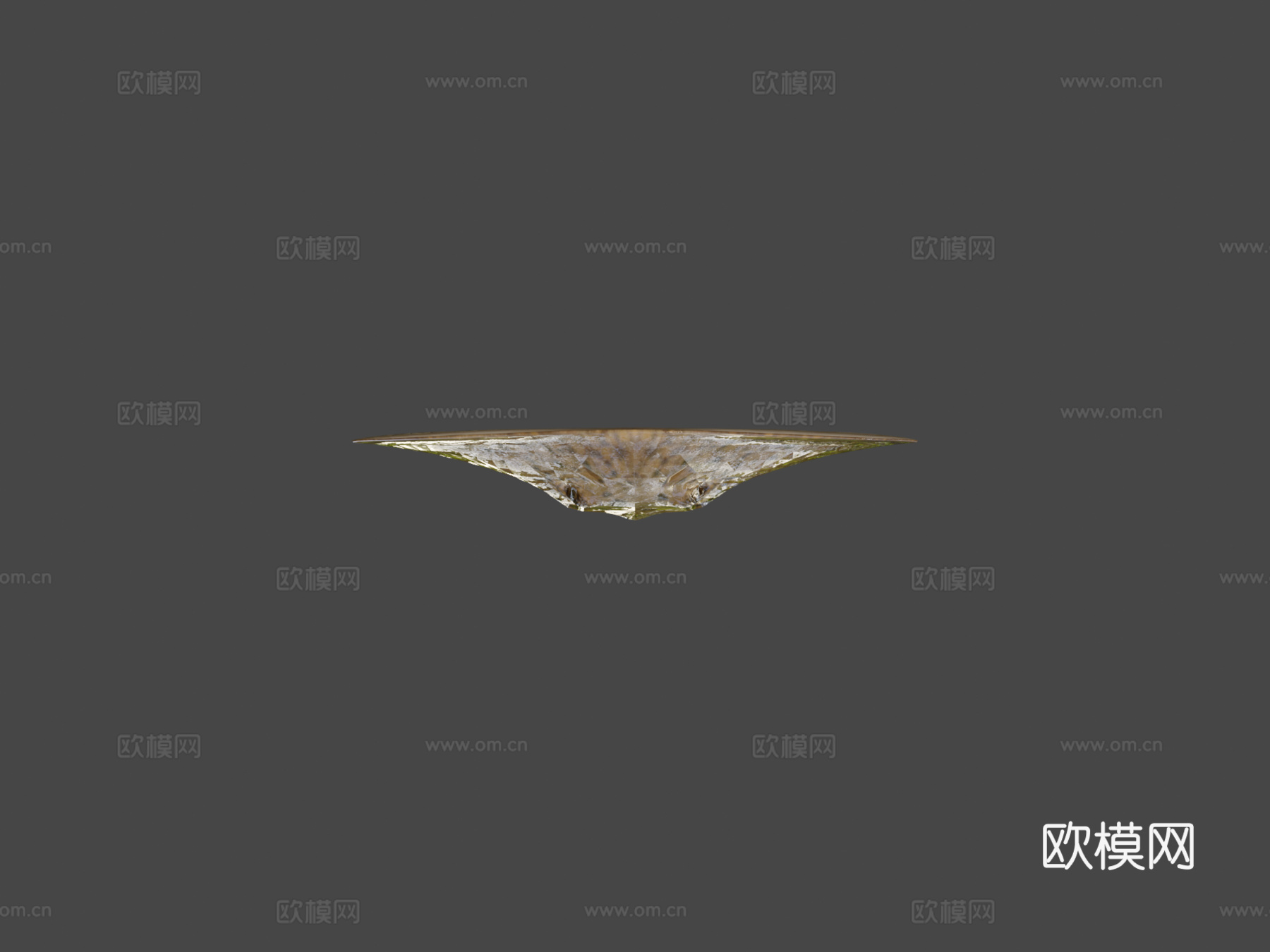 魟鱼3d模型