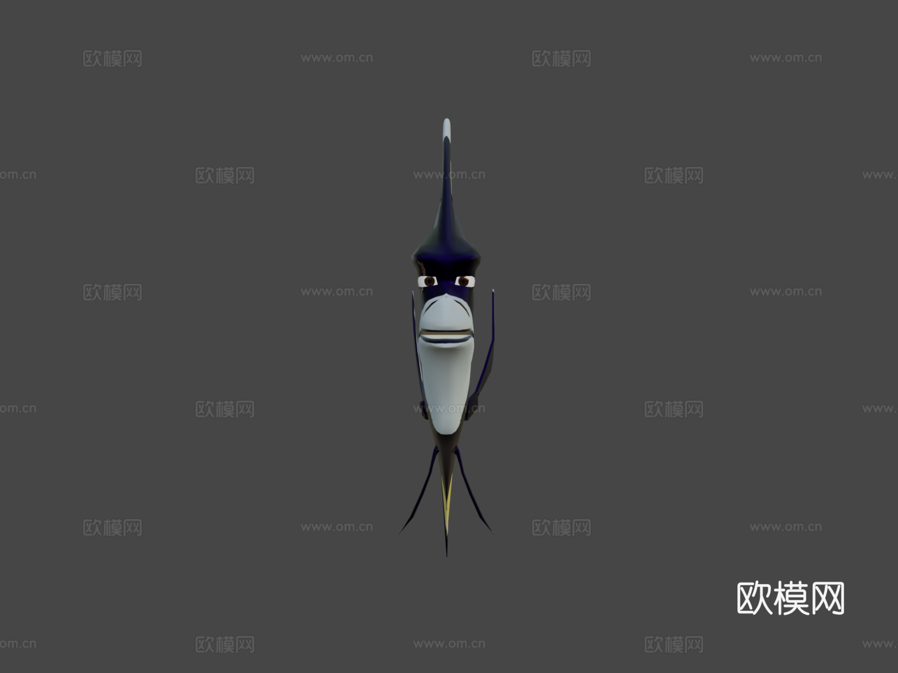 小丑鱼吉尔3D模型3d模型