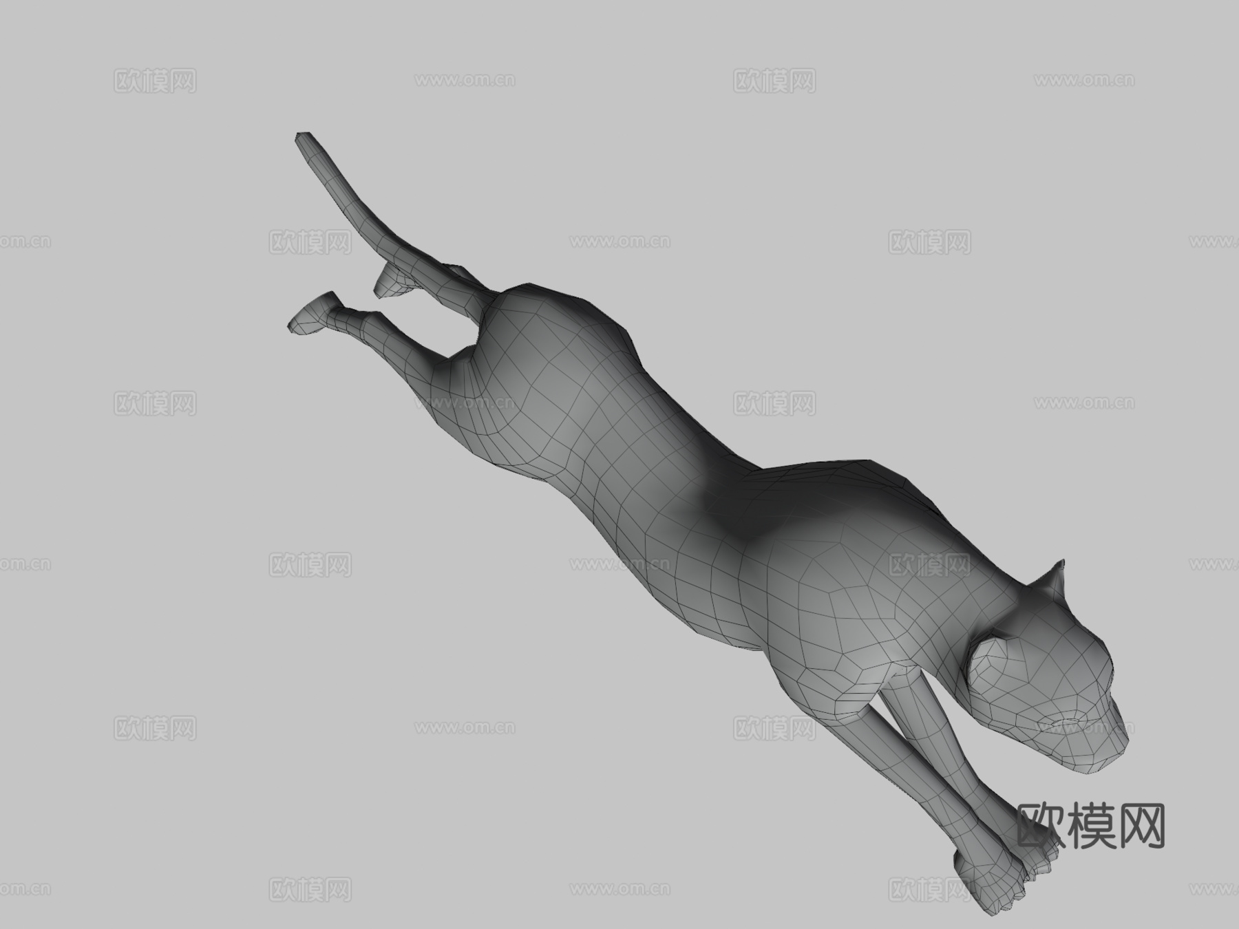 猎豹3d模型