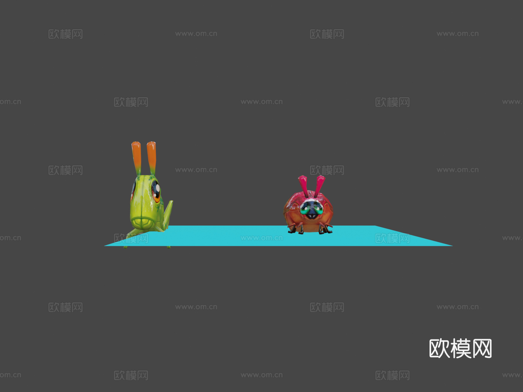 小昆虫-强莓游戏3d模型