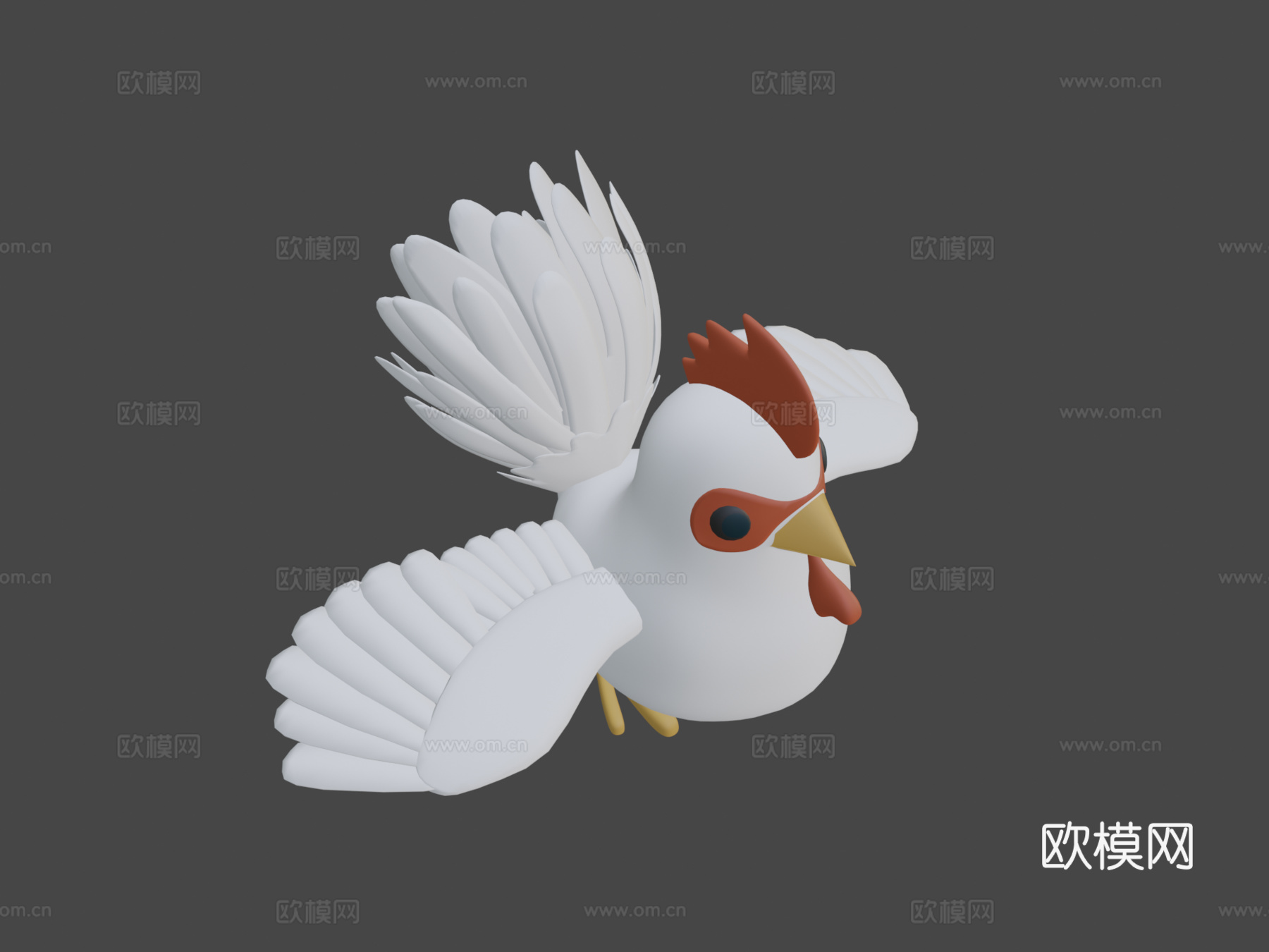 邦基小鸡3d模型
