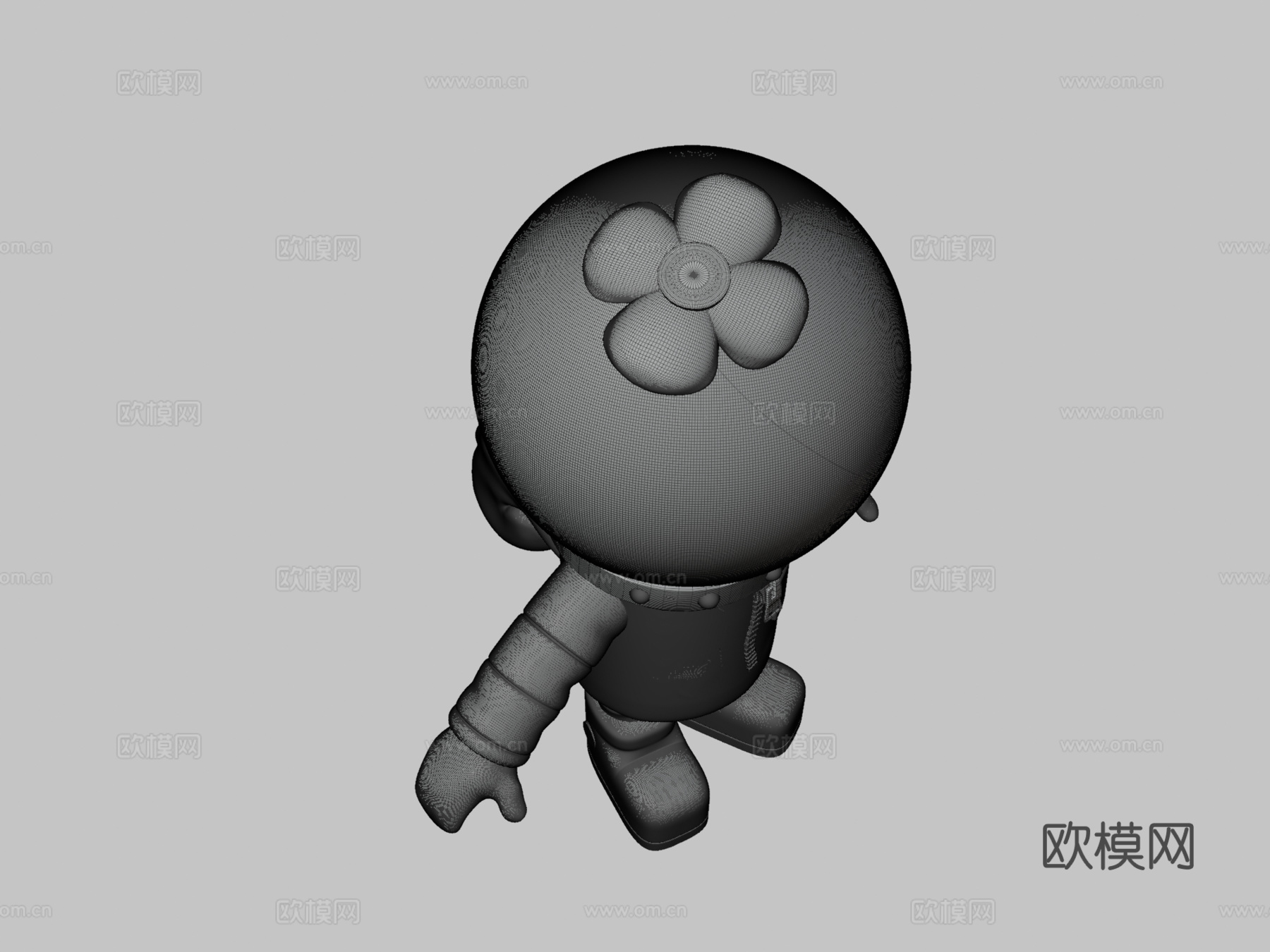 海绵宝宝动画中的珊迪3d模型