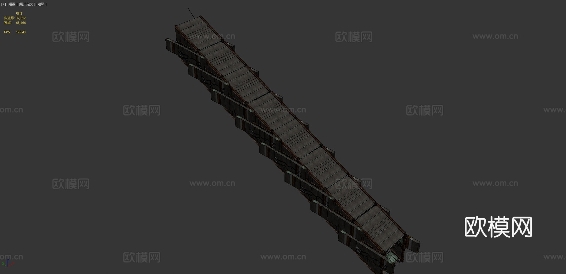 波比游乐时光3隧道3d模型