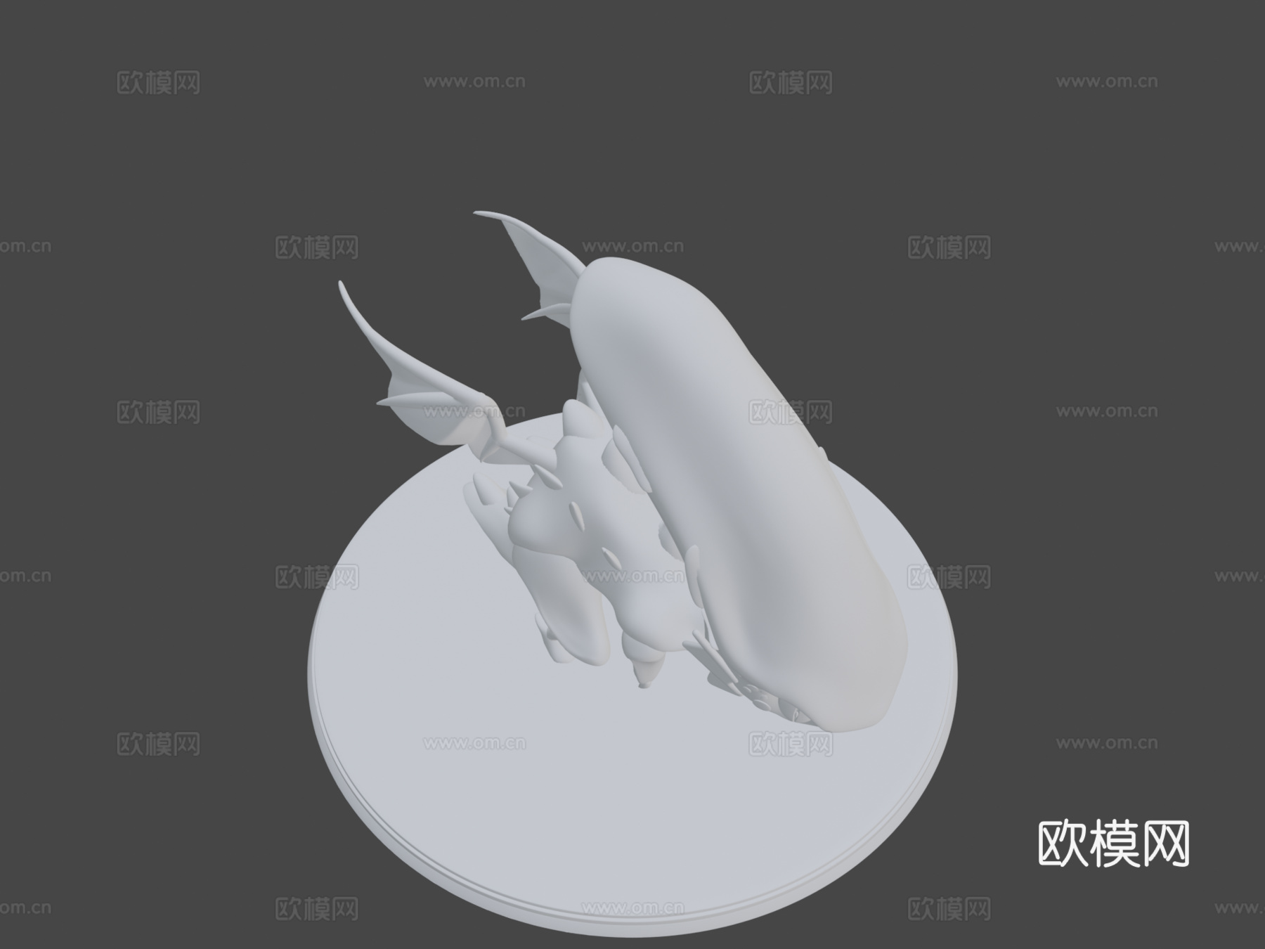 斧头龙3d模型