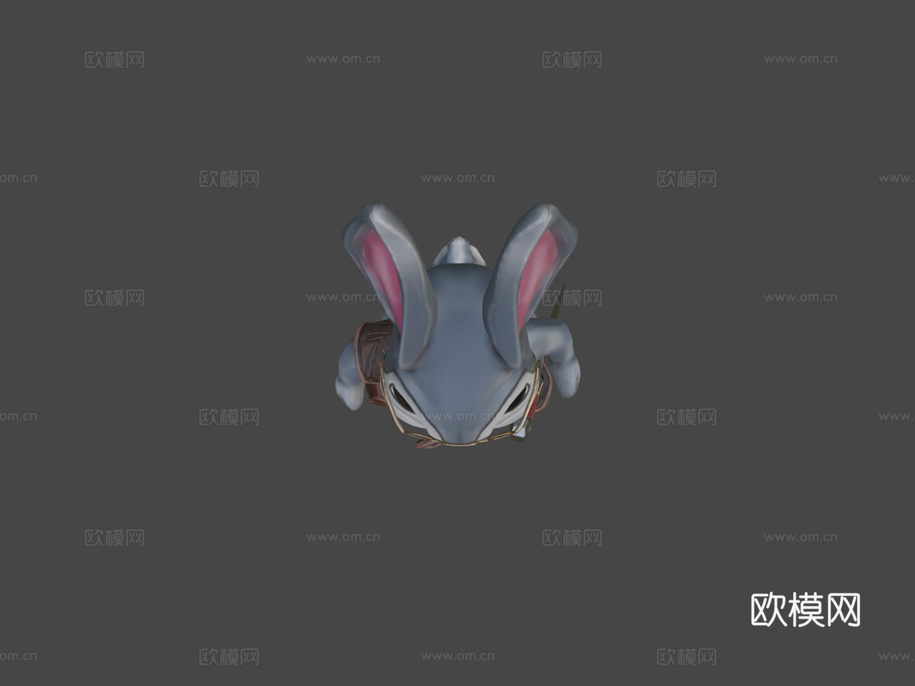 兔子旅行者3d模型