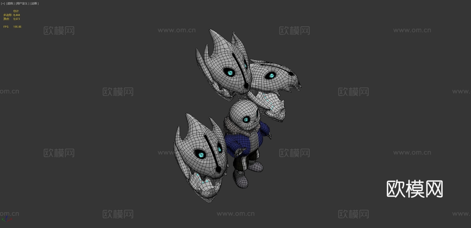 卡通人物3d模型