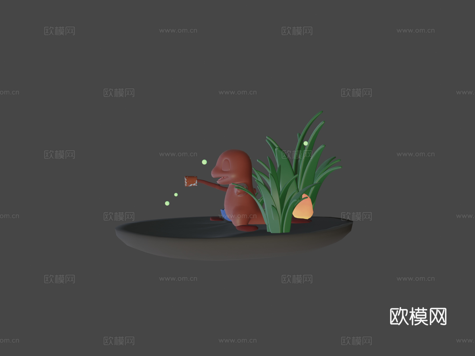 小火龙3d模型