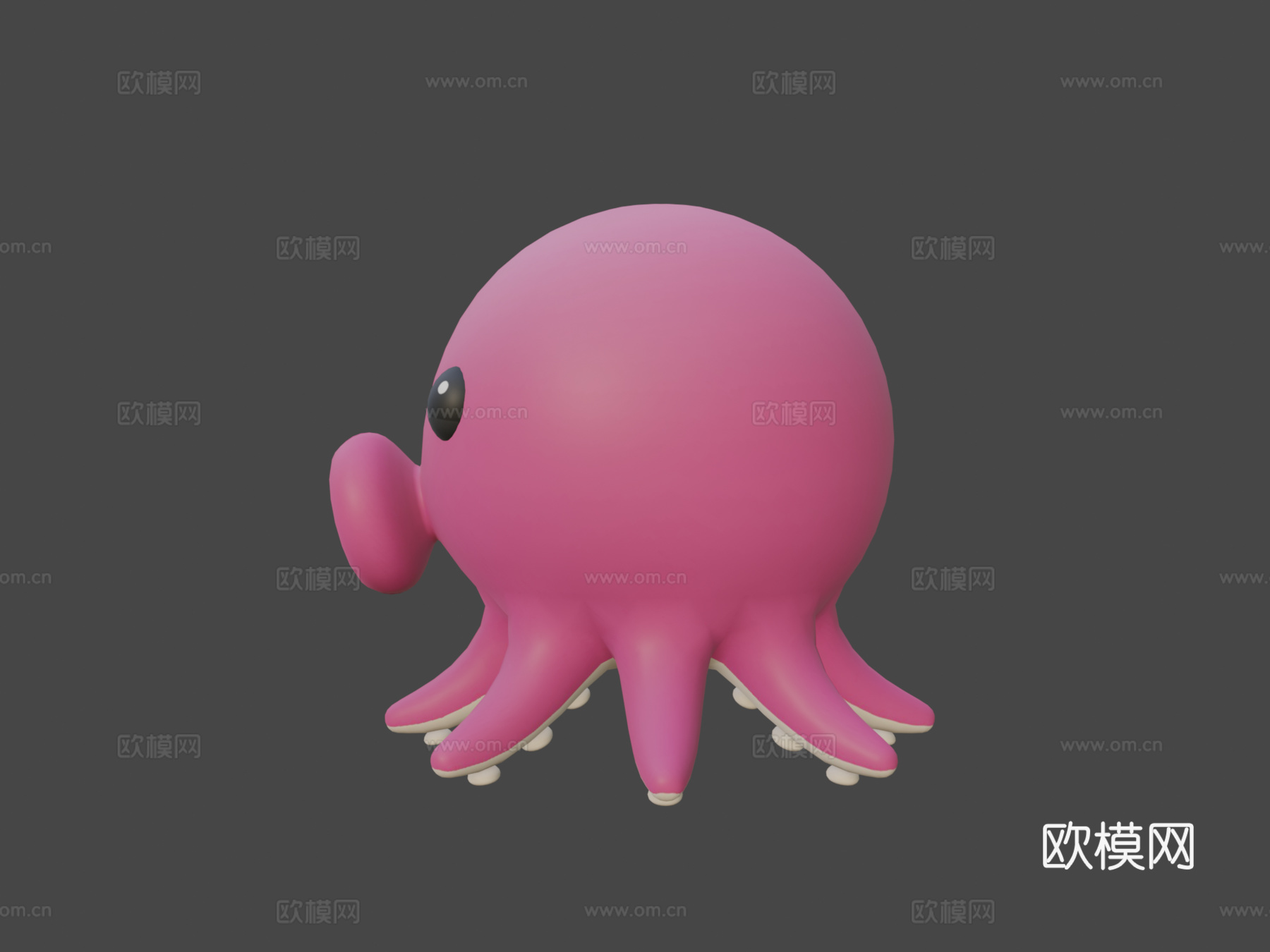 章鱼3d模型