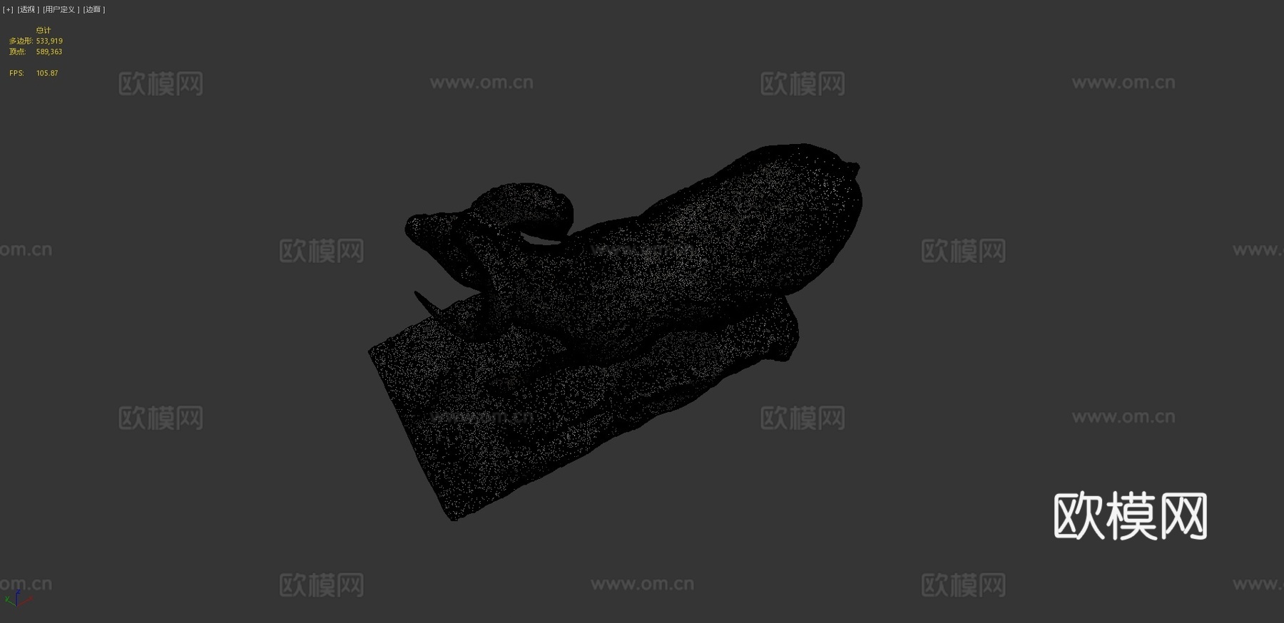 大角羊3d模型