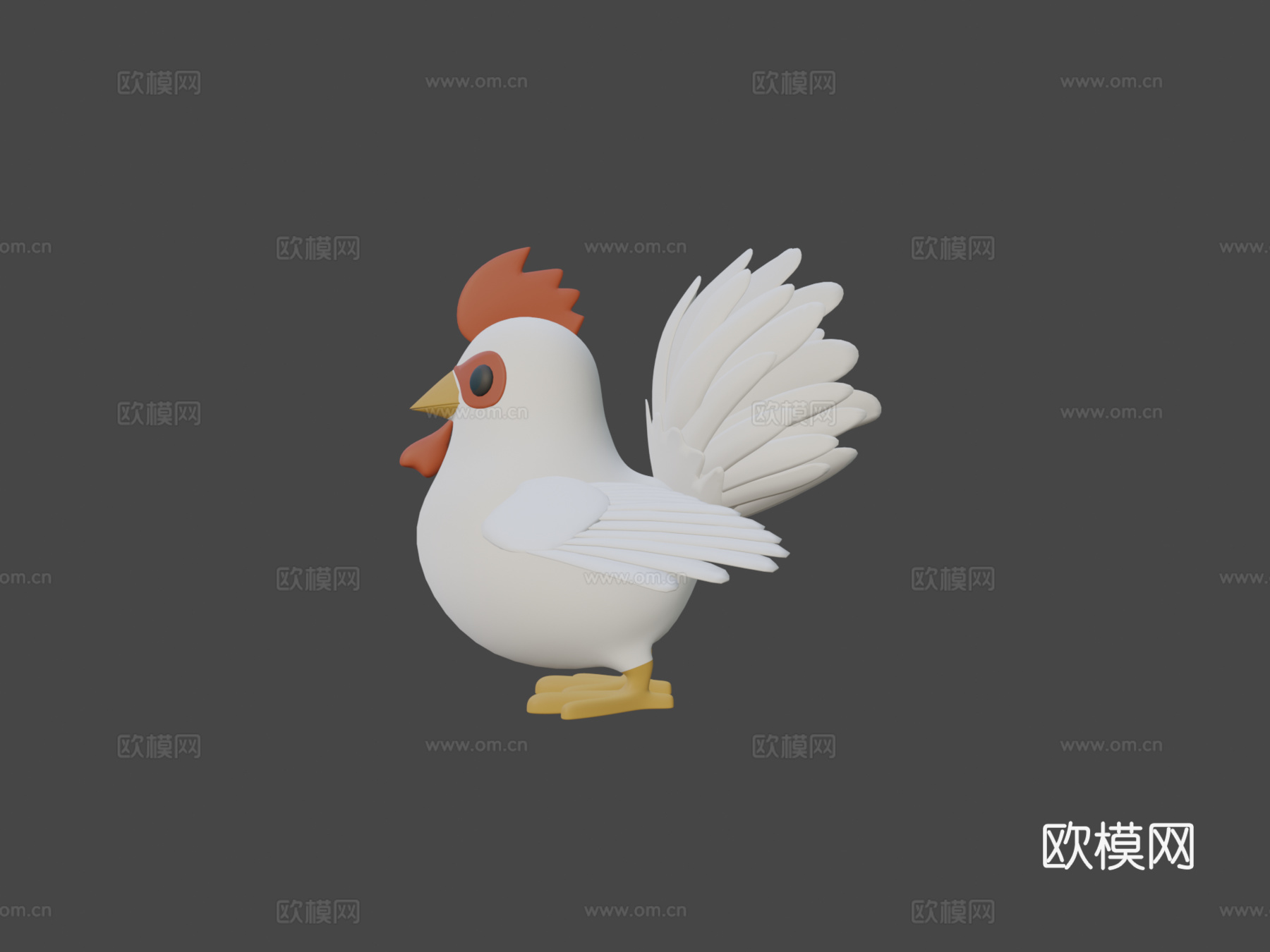 邦基小鸡3d模型