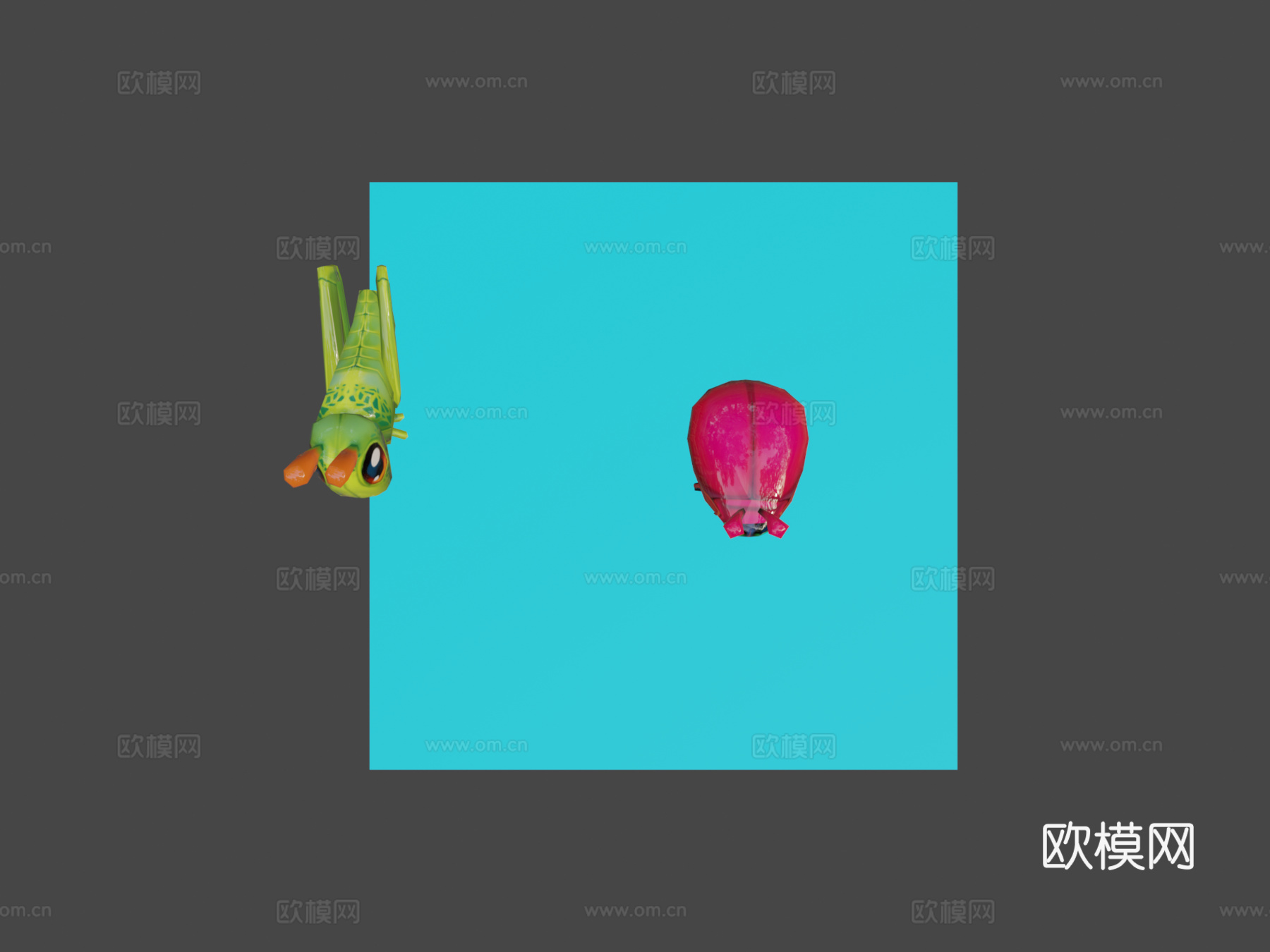 小昆虫-强莓游戏3d模型
