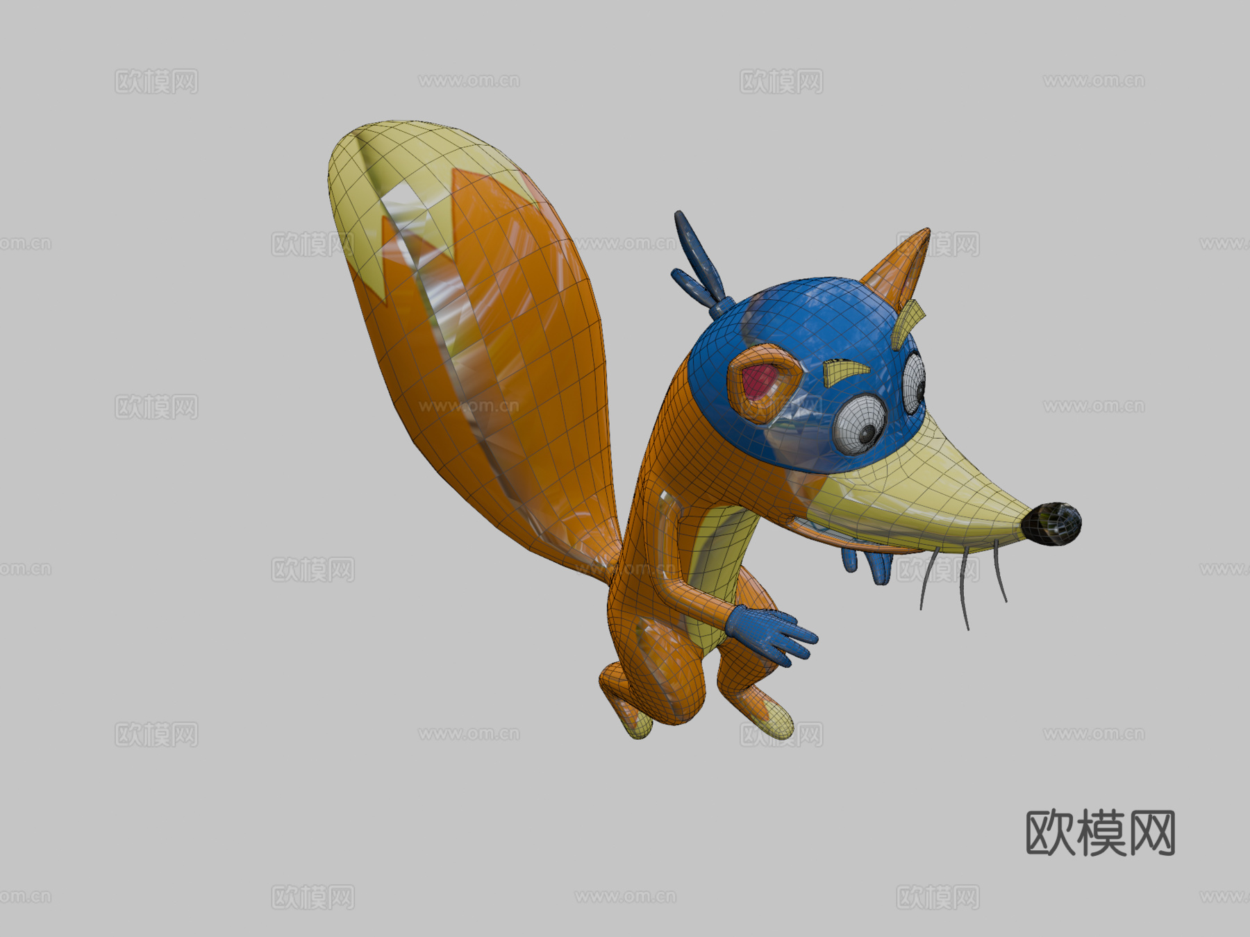 狐狸斯威珀3d模型