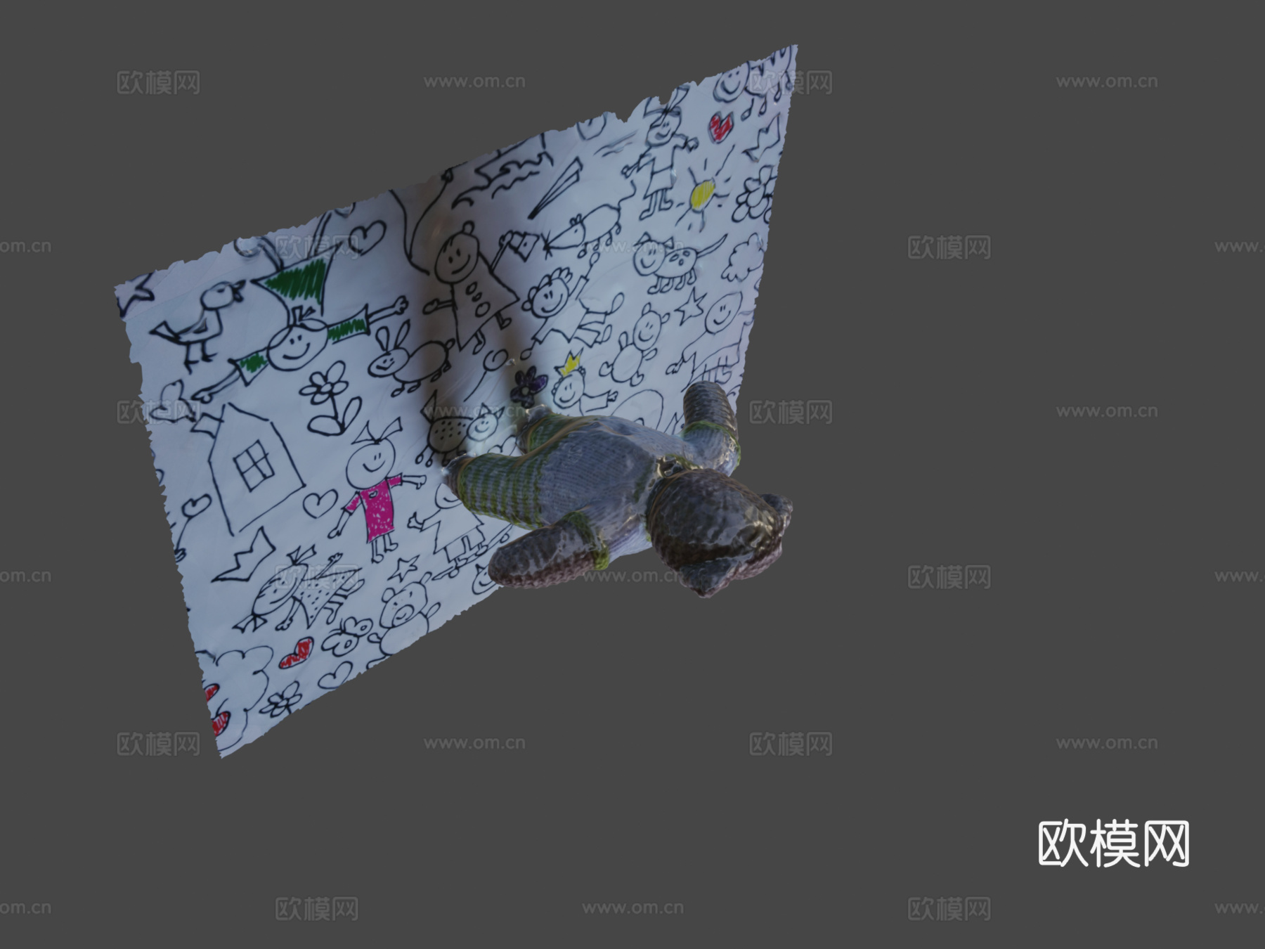 编织熊—123D捕捉评测3d模型