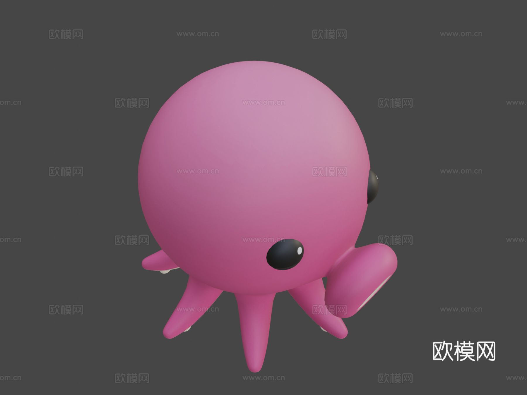 章鱼3d模型