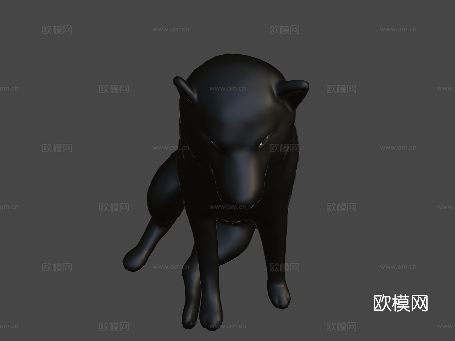 奇姆斯狗狗3d模型