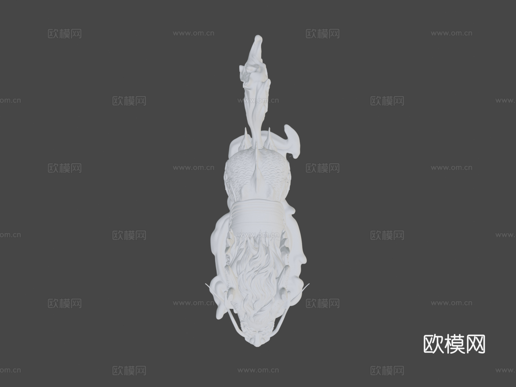 中国神话生物麒麟3d模型