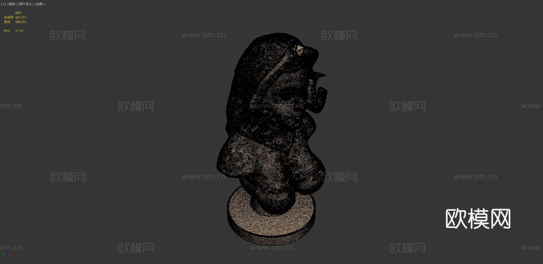 死亡威严莉莲娜-万智牌同人画3d模型