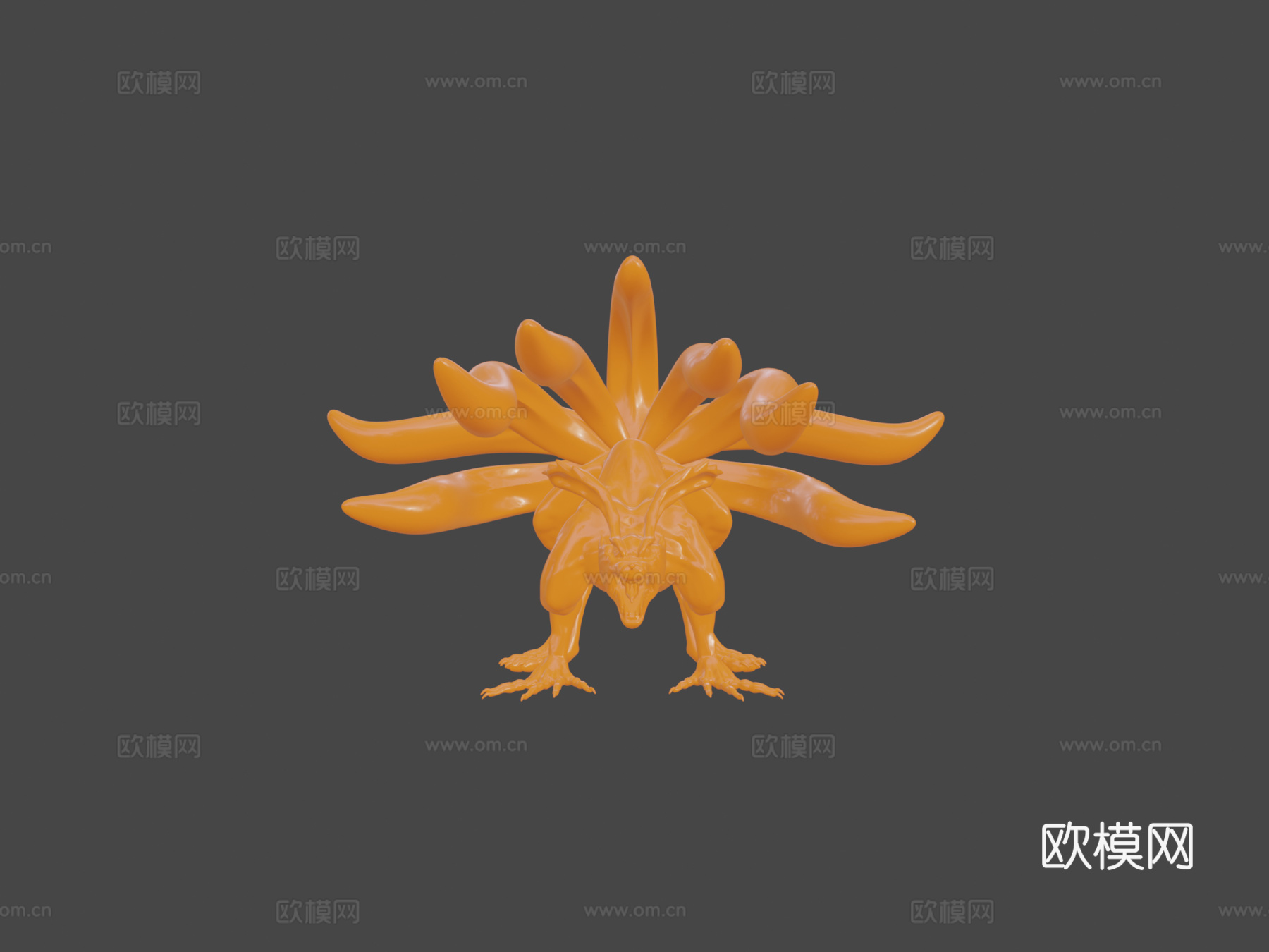 九喇嘛-火影忍者3d模型