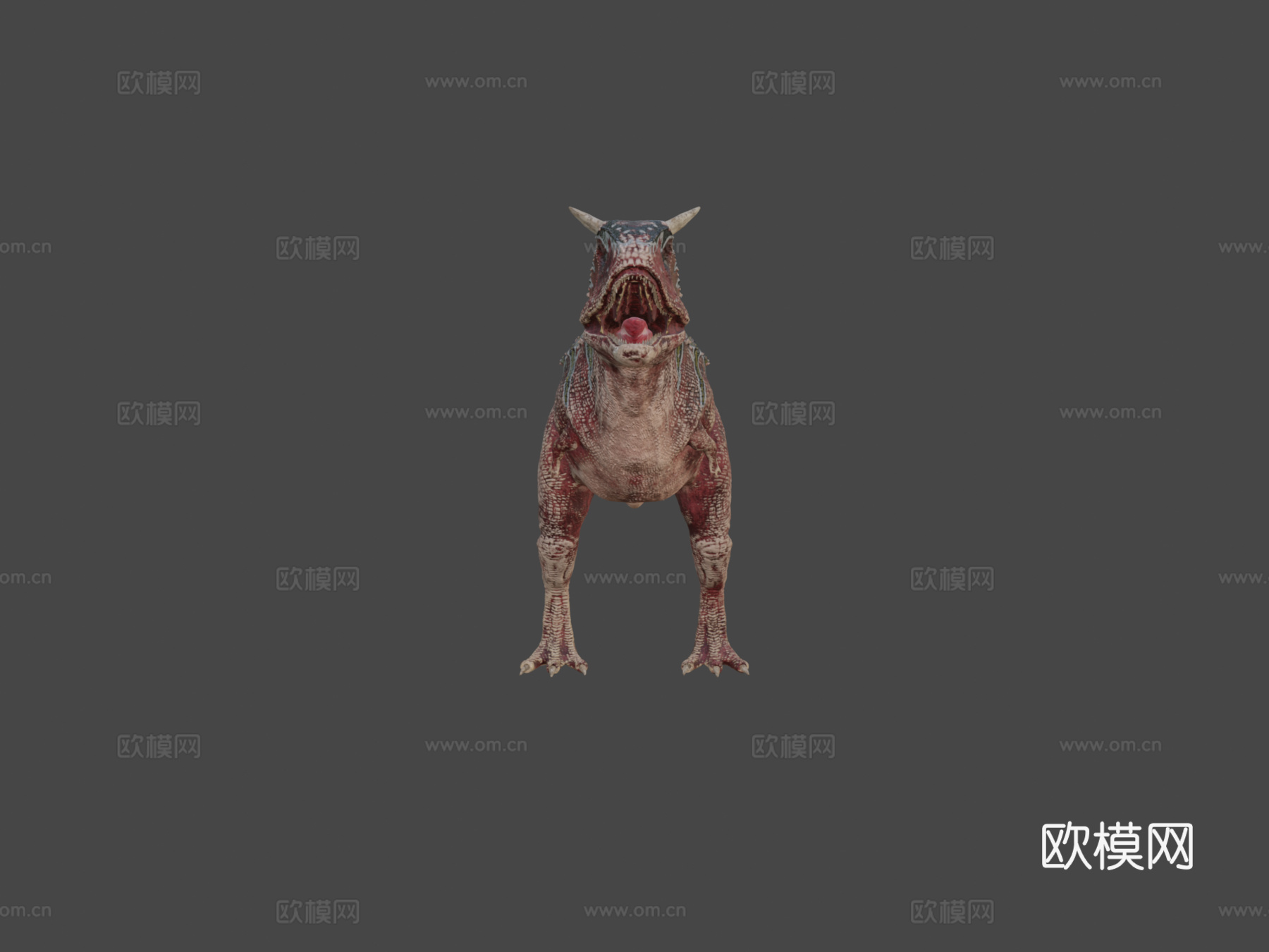 食肉牛龙3d模型