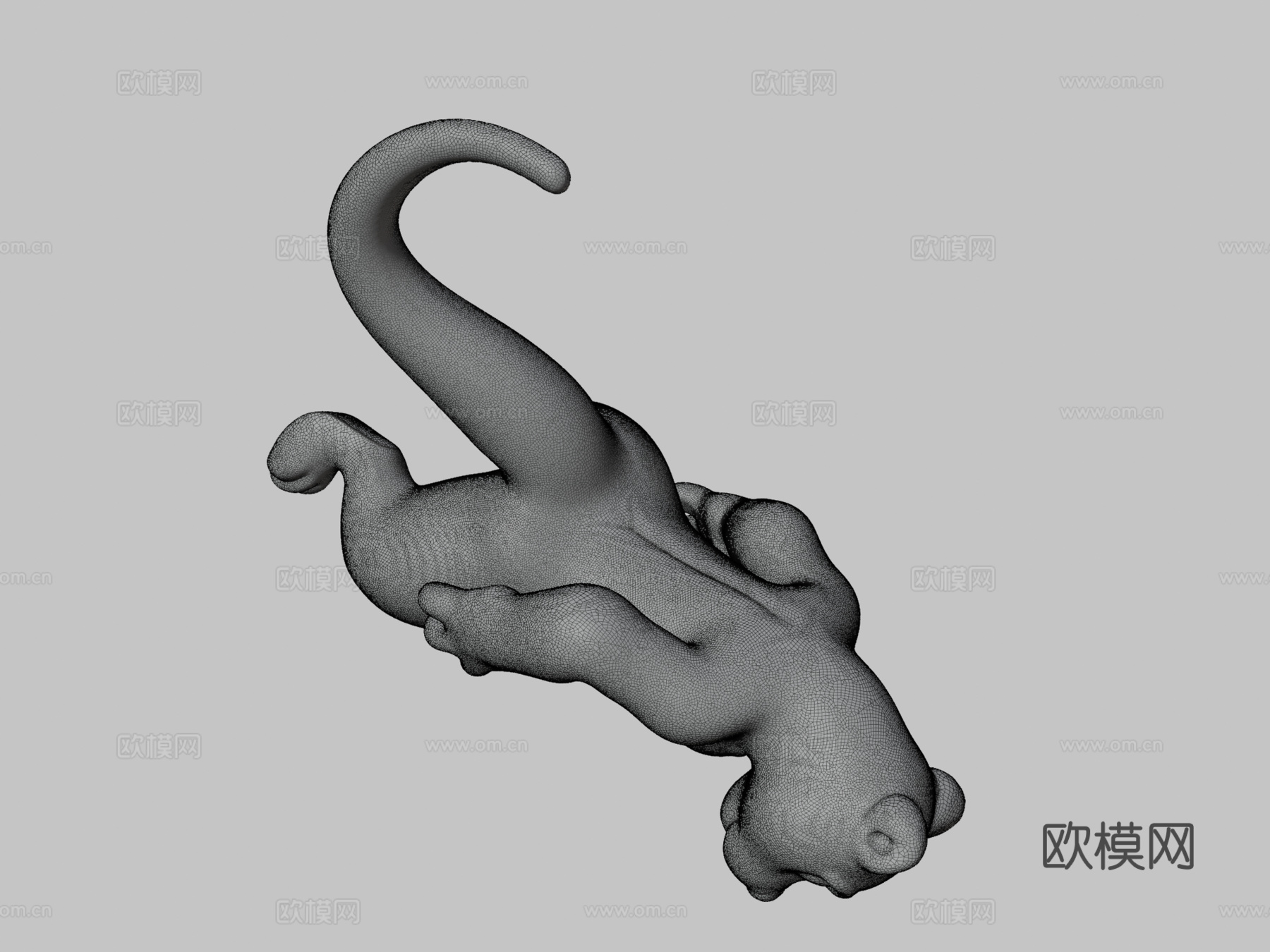 水獭3d模型