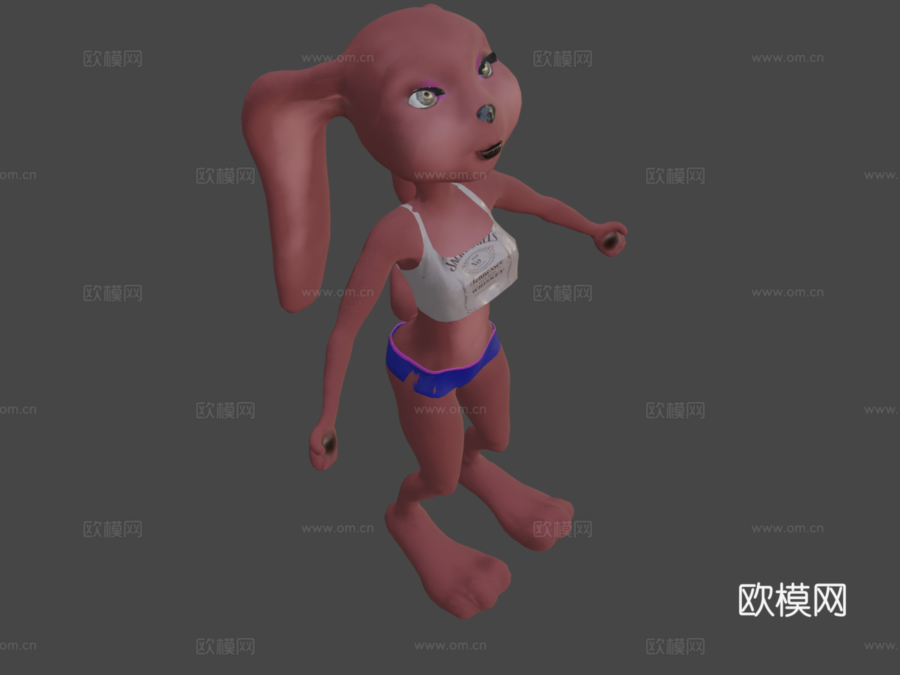 帮派兔女郎3d模型
