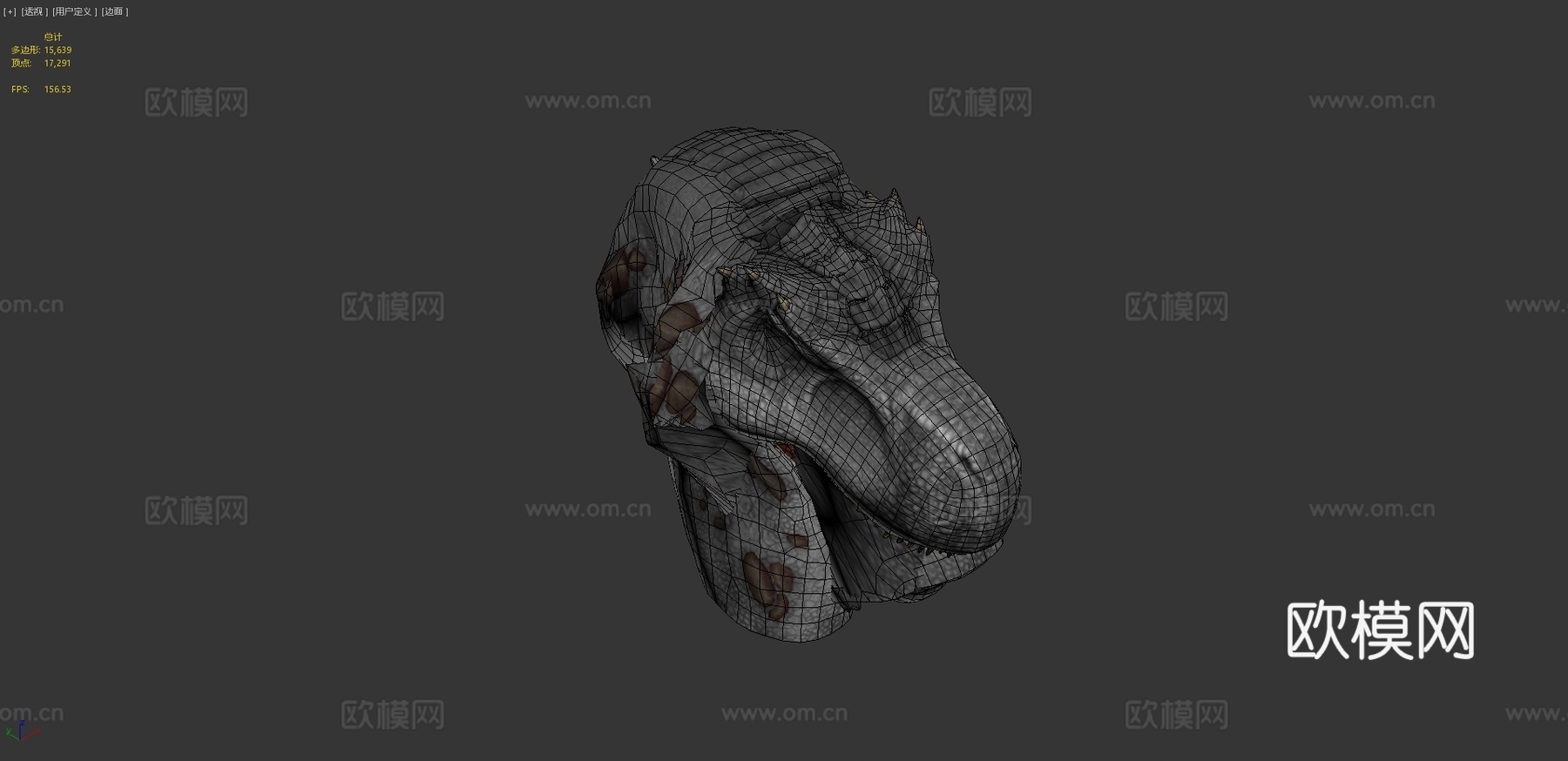 雷克斯-待机3d模型
