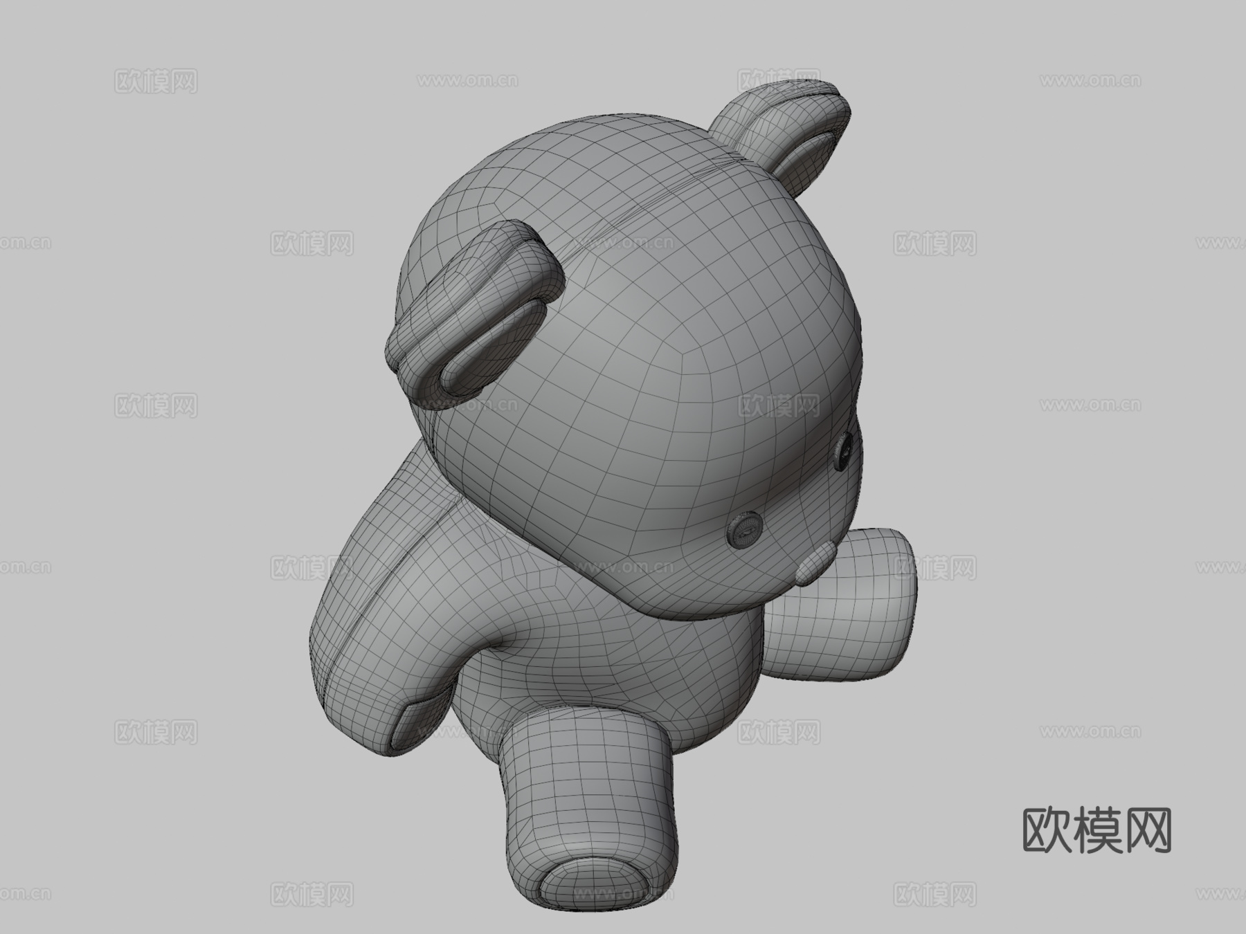泰迪熊3d模型
