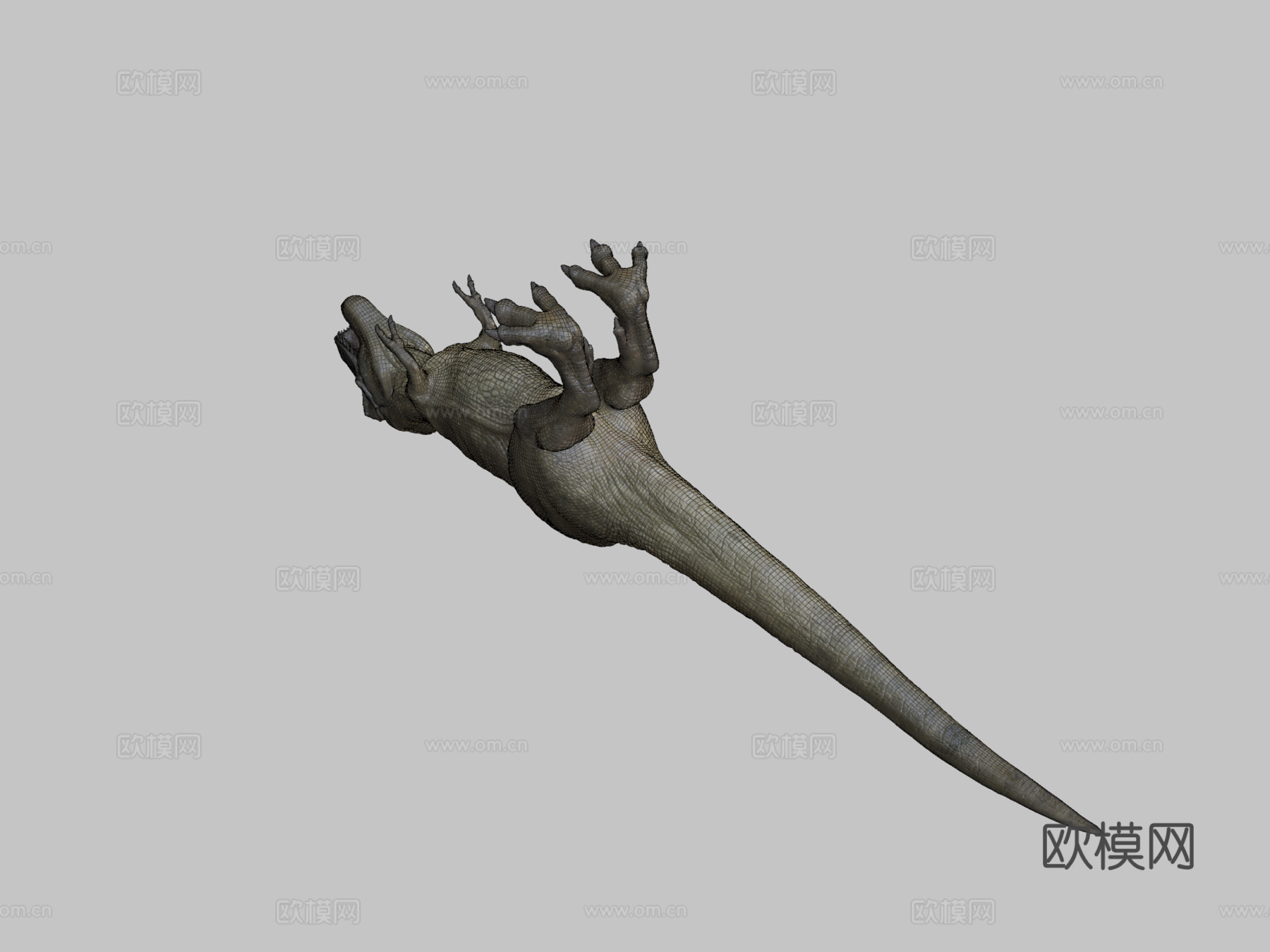 暴龙3d模型