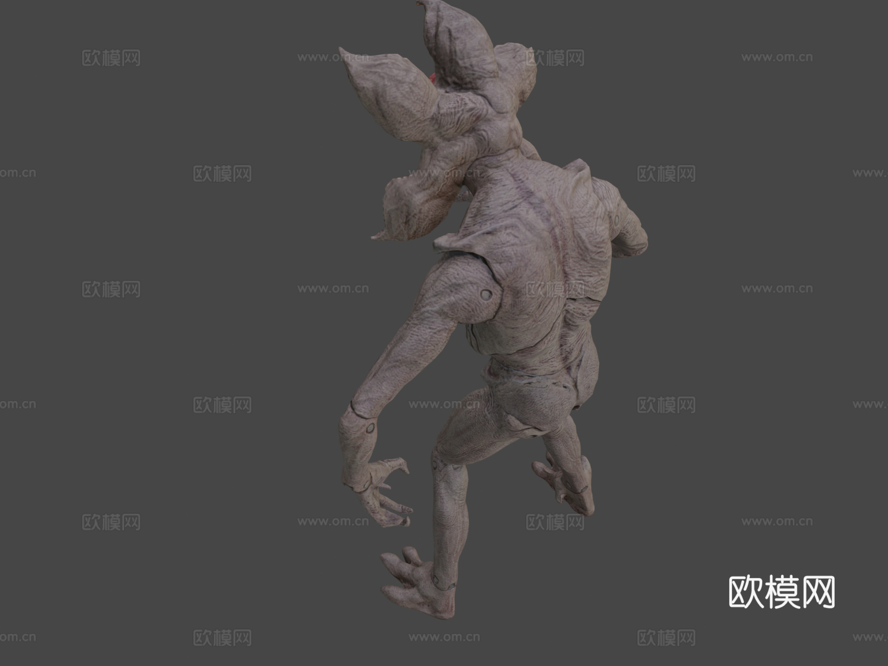 怪奇物语魔王可动人偶3d模型