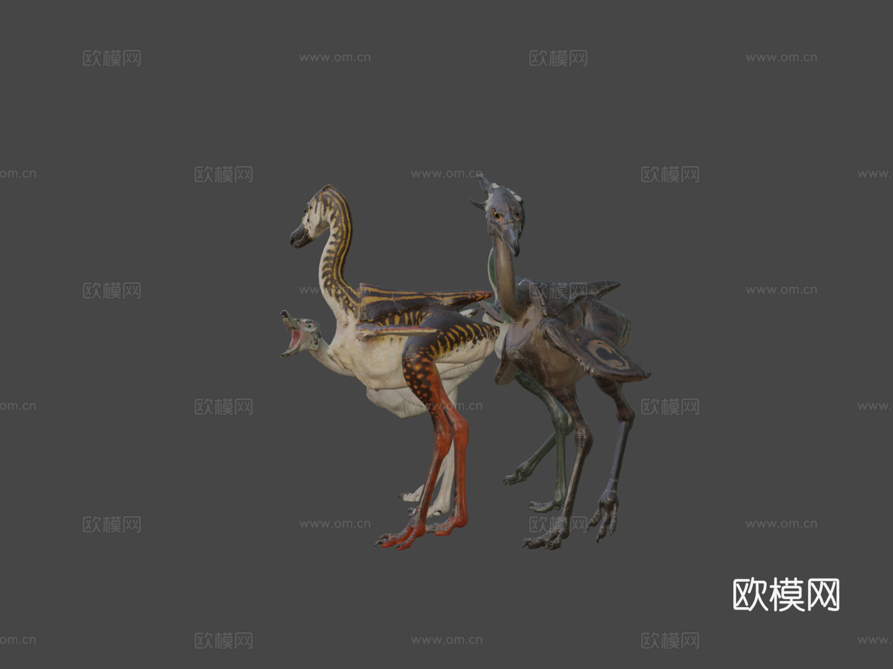 不会飞的外星鸟3d模型
