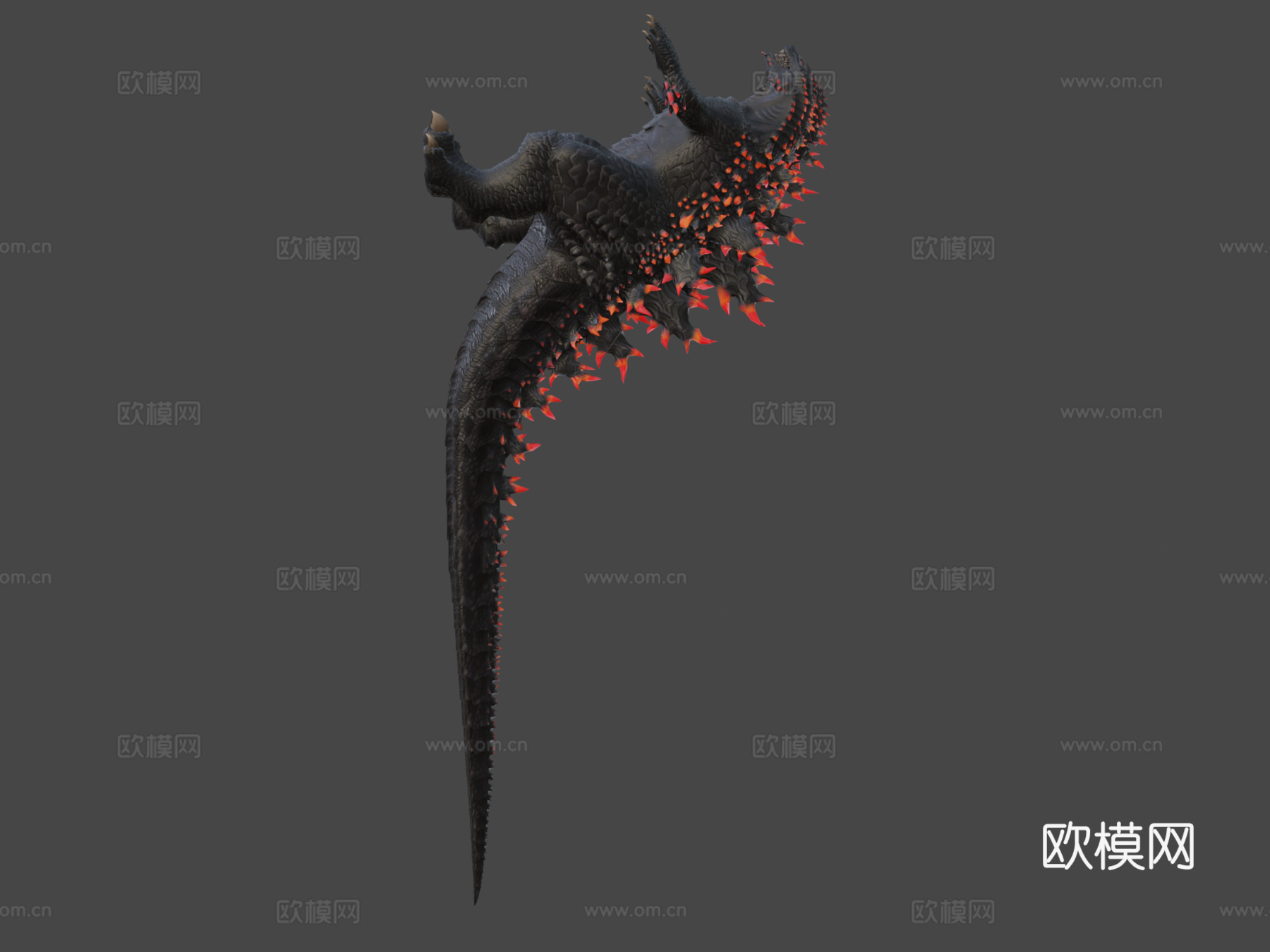 哥斯拉达贡2014模型3d模型