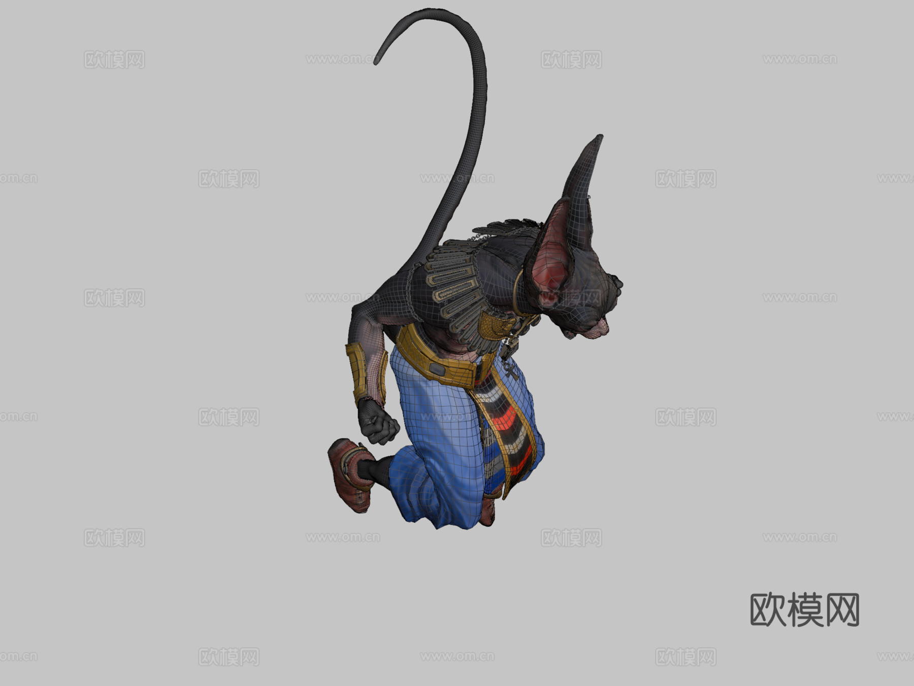 比鲁斯高清3D雕塑3d模型