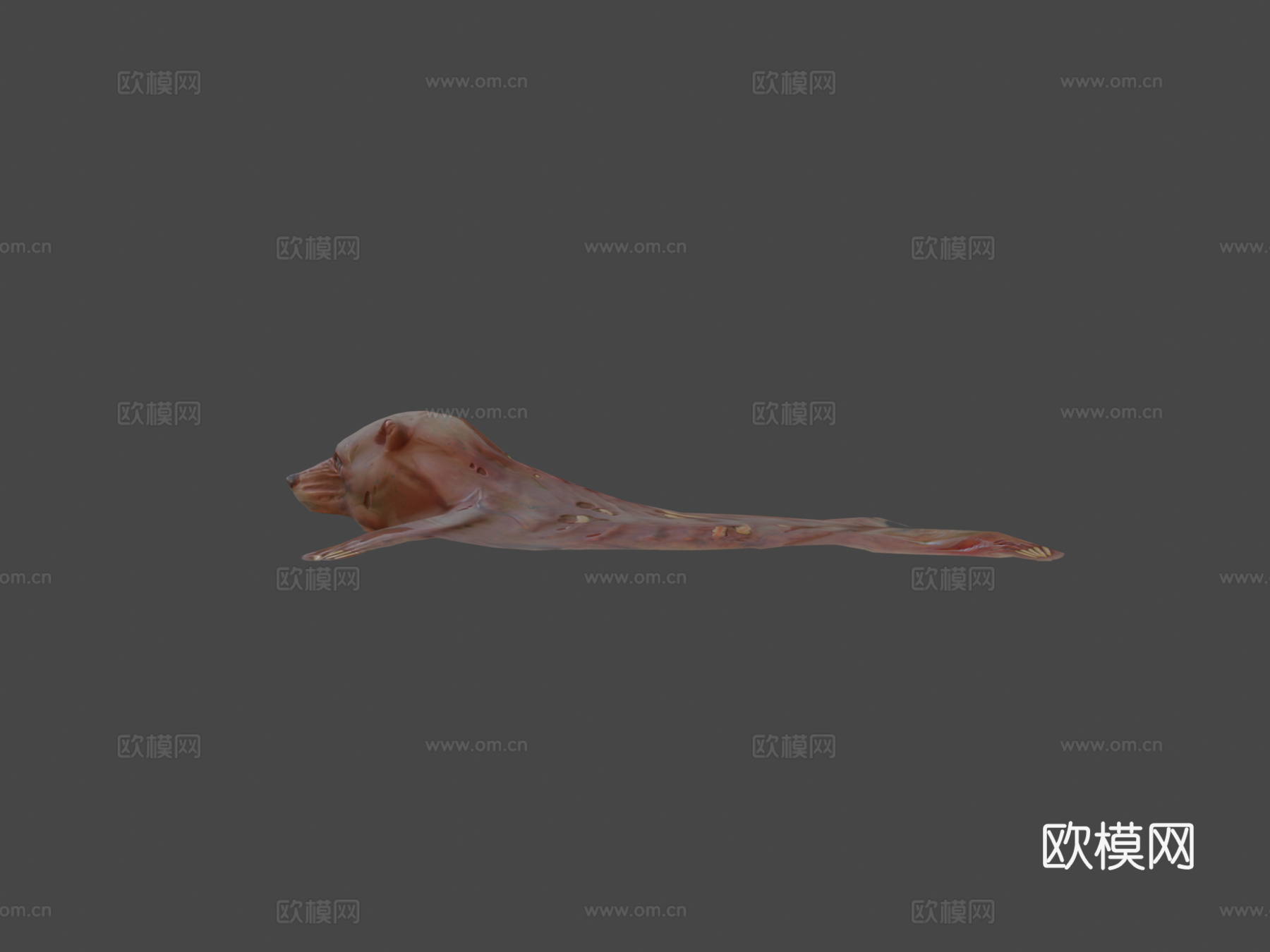 僵尸熊3d模型