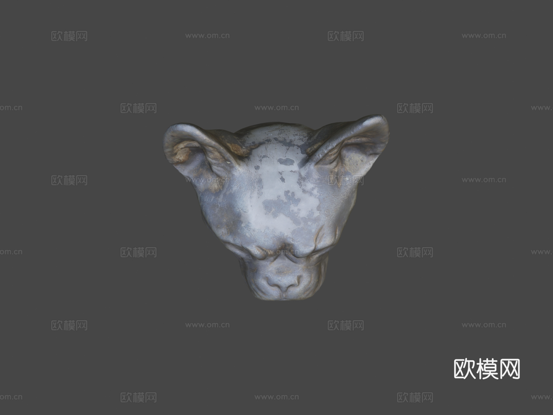 狗头3d模型